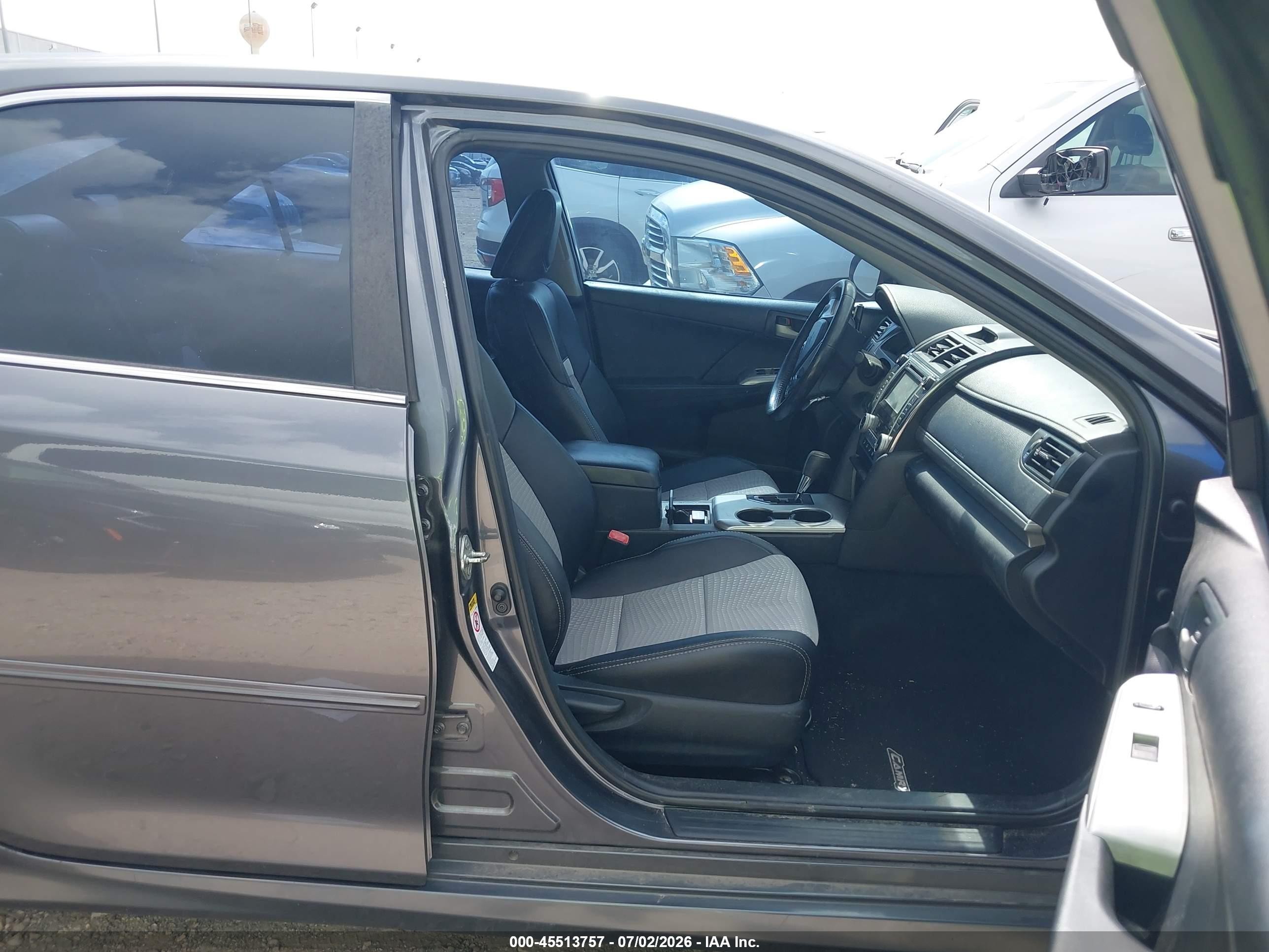2013 Toyota Camry Se Gray vin: 4T1BF1FKXDU218169