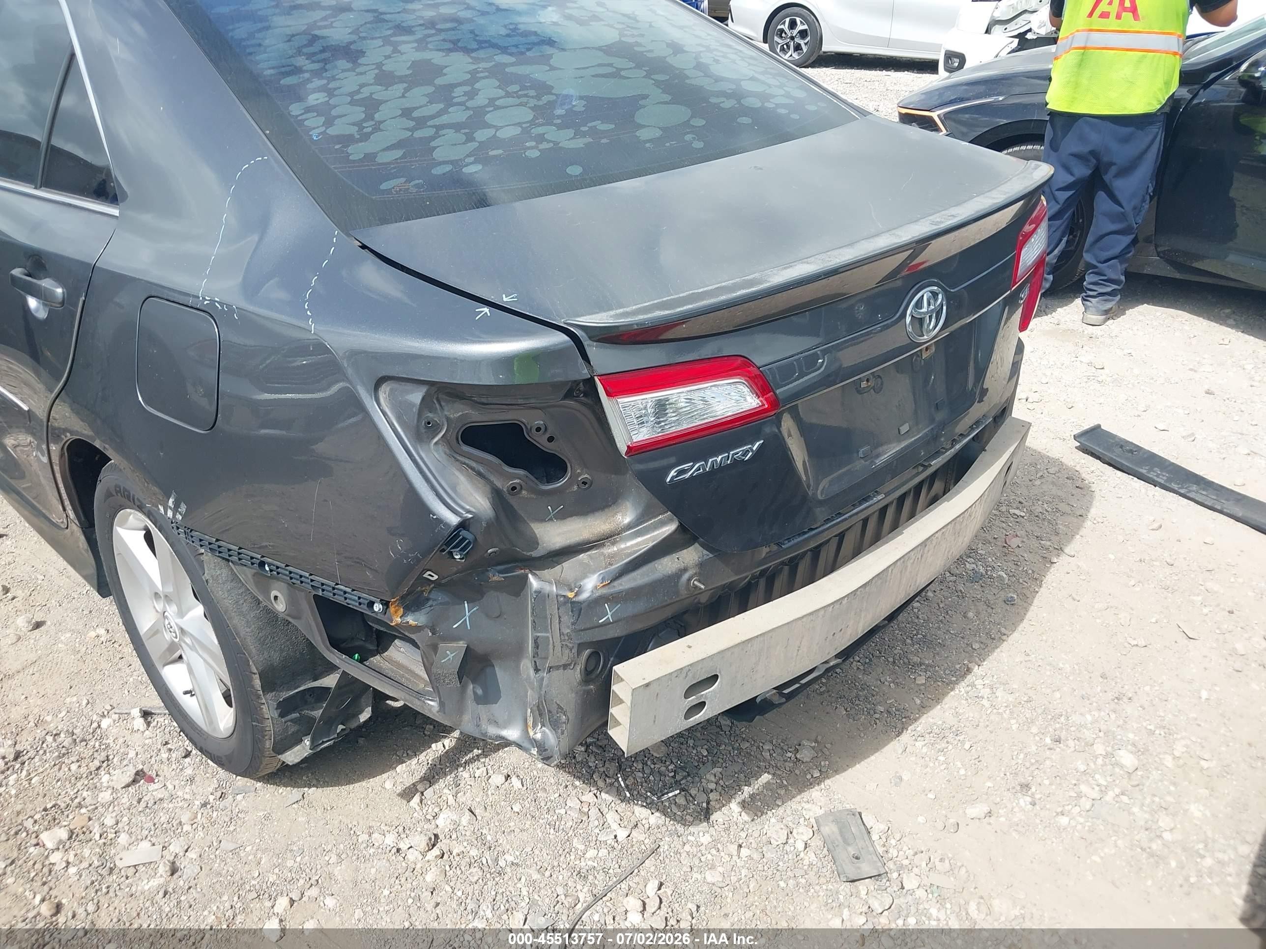 2013 Toyota Camry Se Gray vin: 4T1BF1FKXDU218169