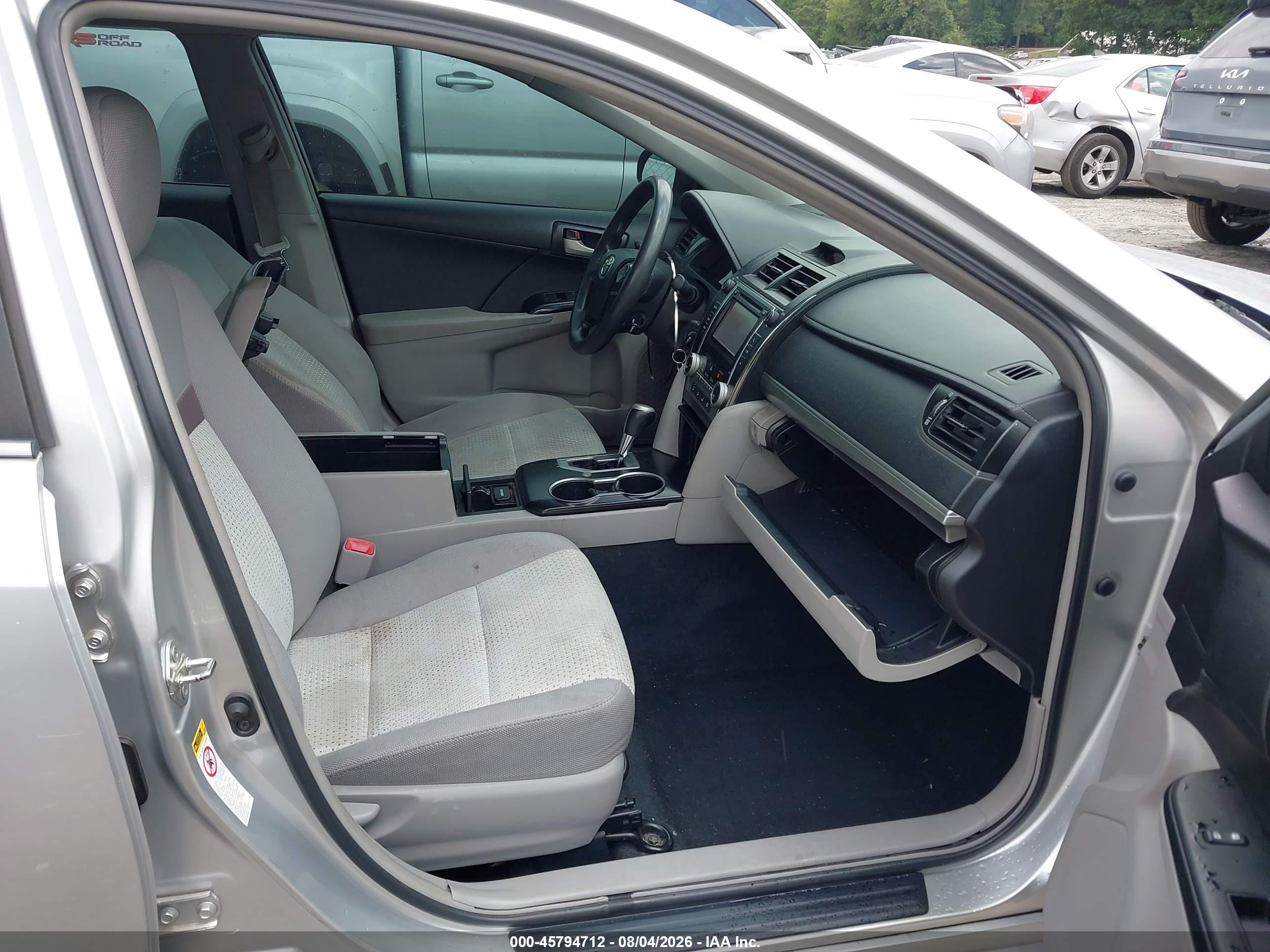 2013 Toyota Camry Le Silver vin: 4T1BF1FKXDU219516