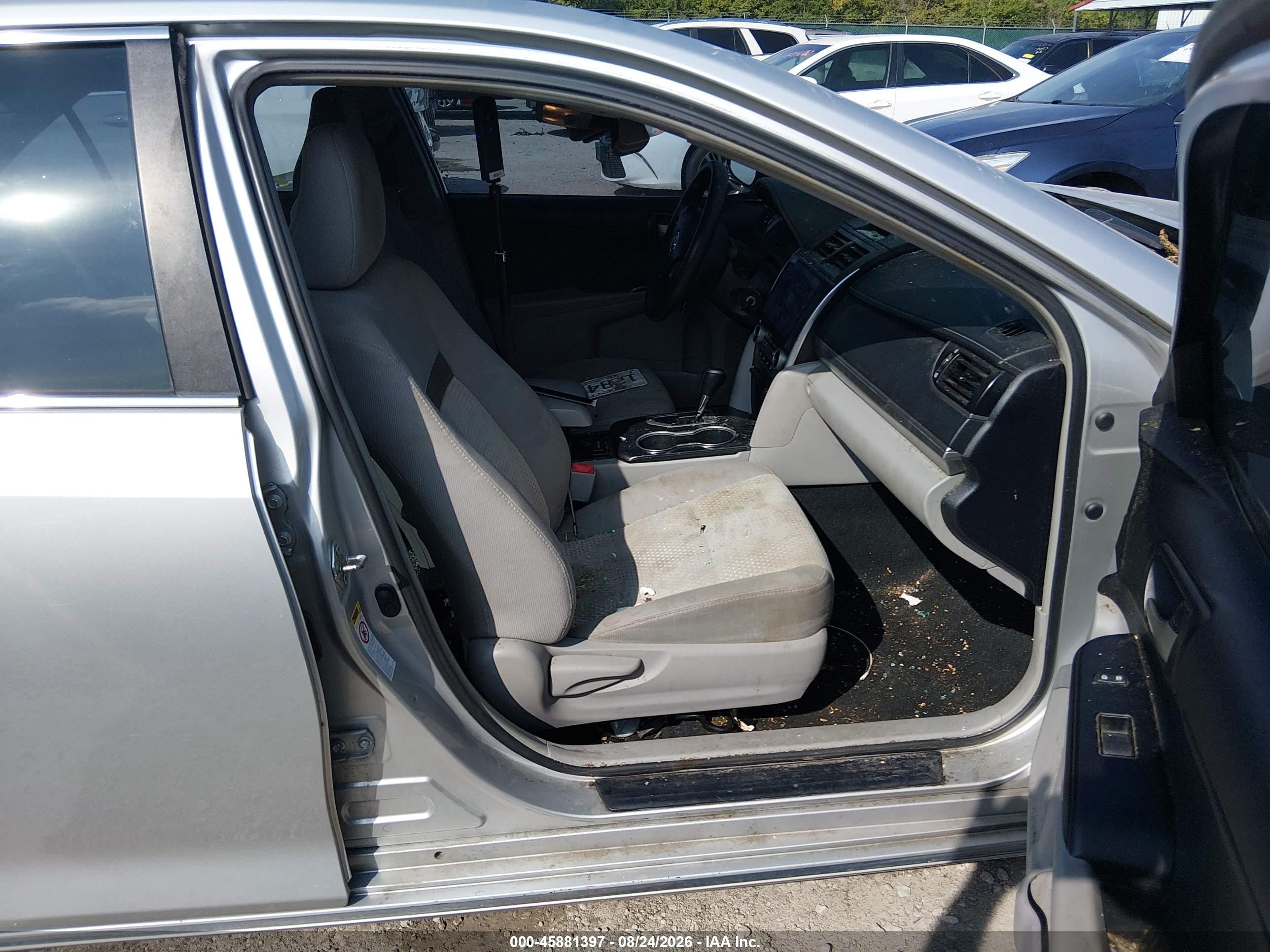 2013 Toyota Camry Le Gray vin: 4T1BF1FKXDU226045