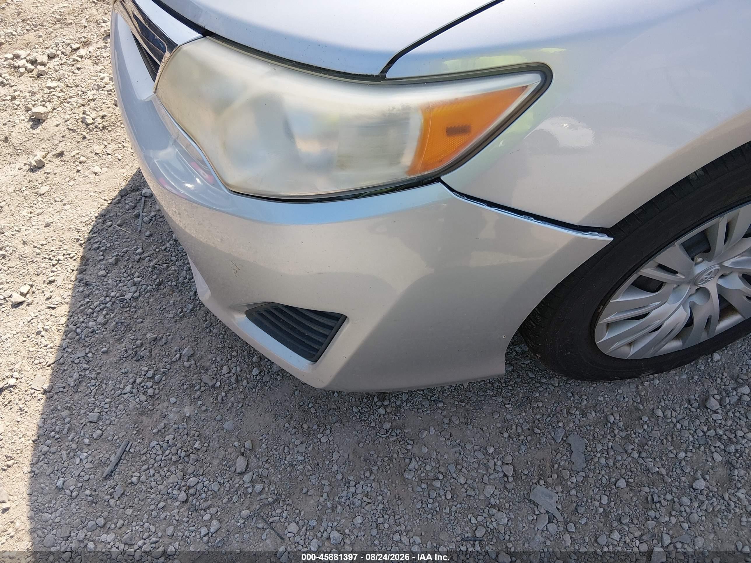 2013 Toyota Camry Le Gray vin: 4T1BF1FKXDU226045