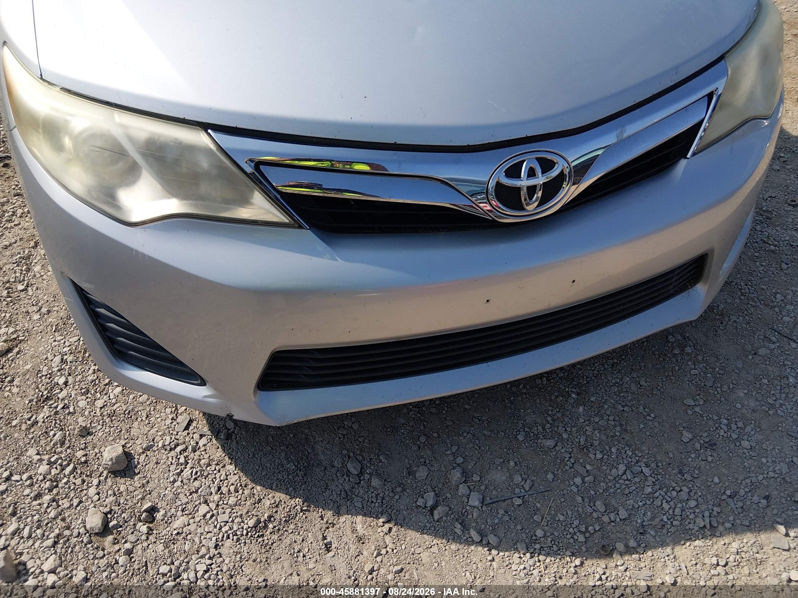 2013 Toyota Camry Le Gray vin: 4T1BF1FKXDU226045