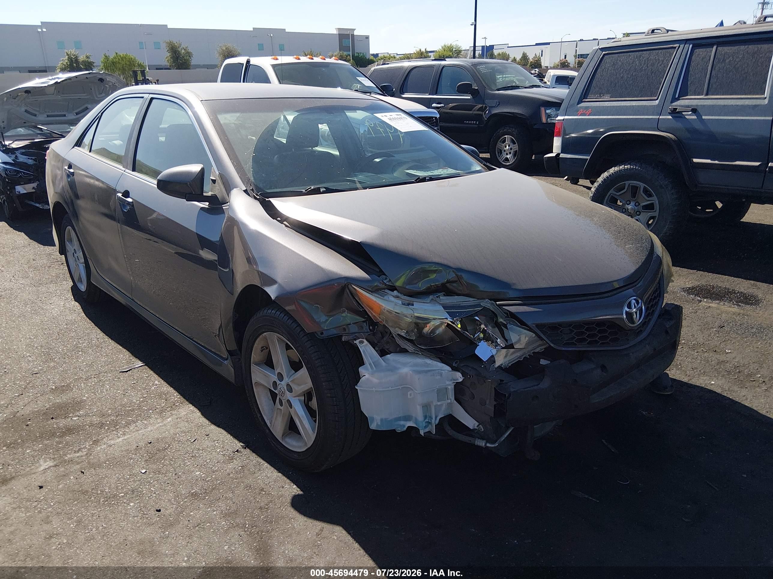 2013 Toyota Camry Se Gray vin: 4T1BF1FKXDU229611
