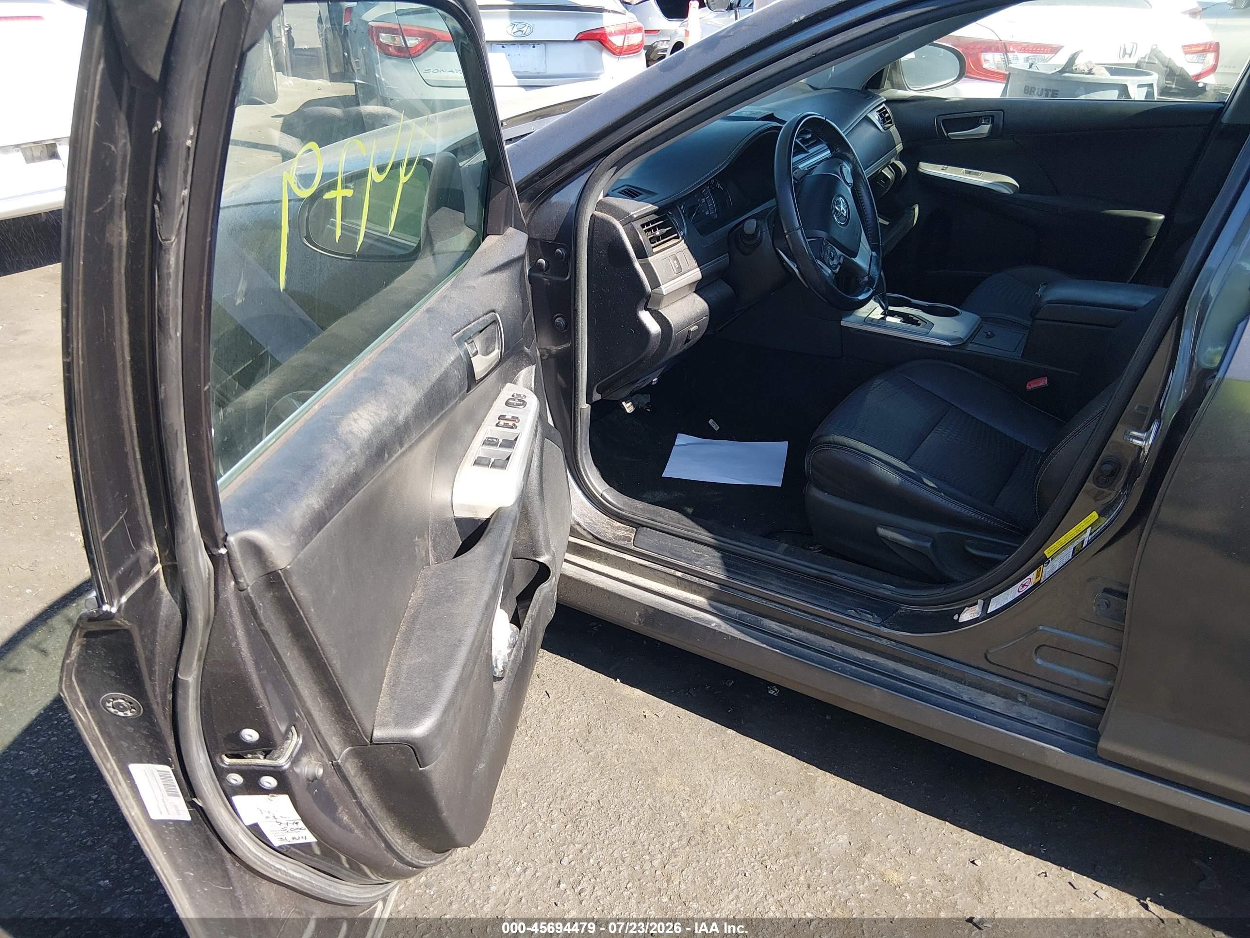 2013 Toyota Camry Se Gray vin: 4T1BF1FKXDU229611