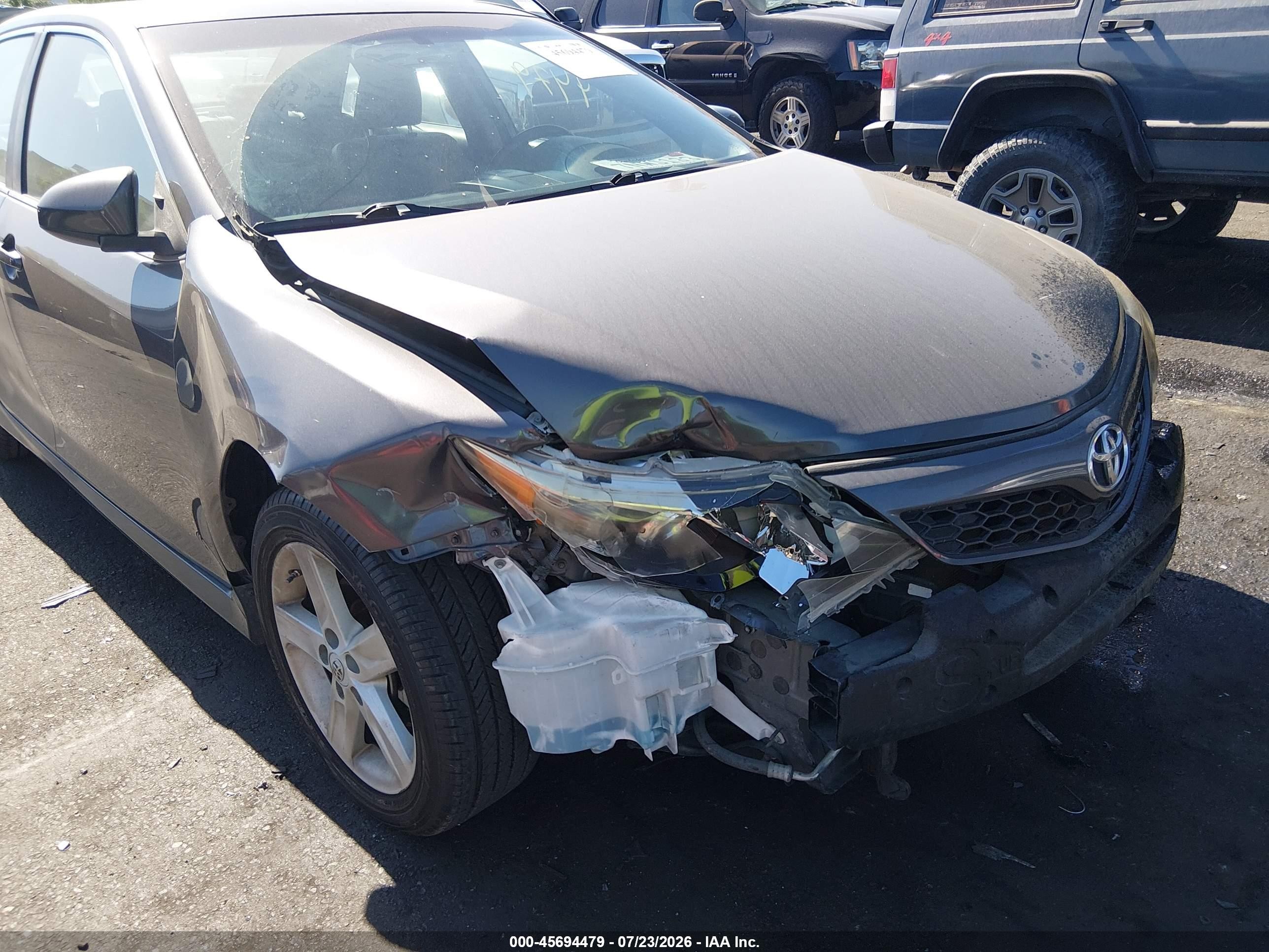 2013 Toyota Camry Se Gray vin: 4T1BF1FKXDU229611