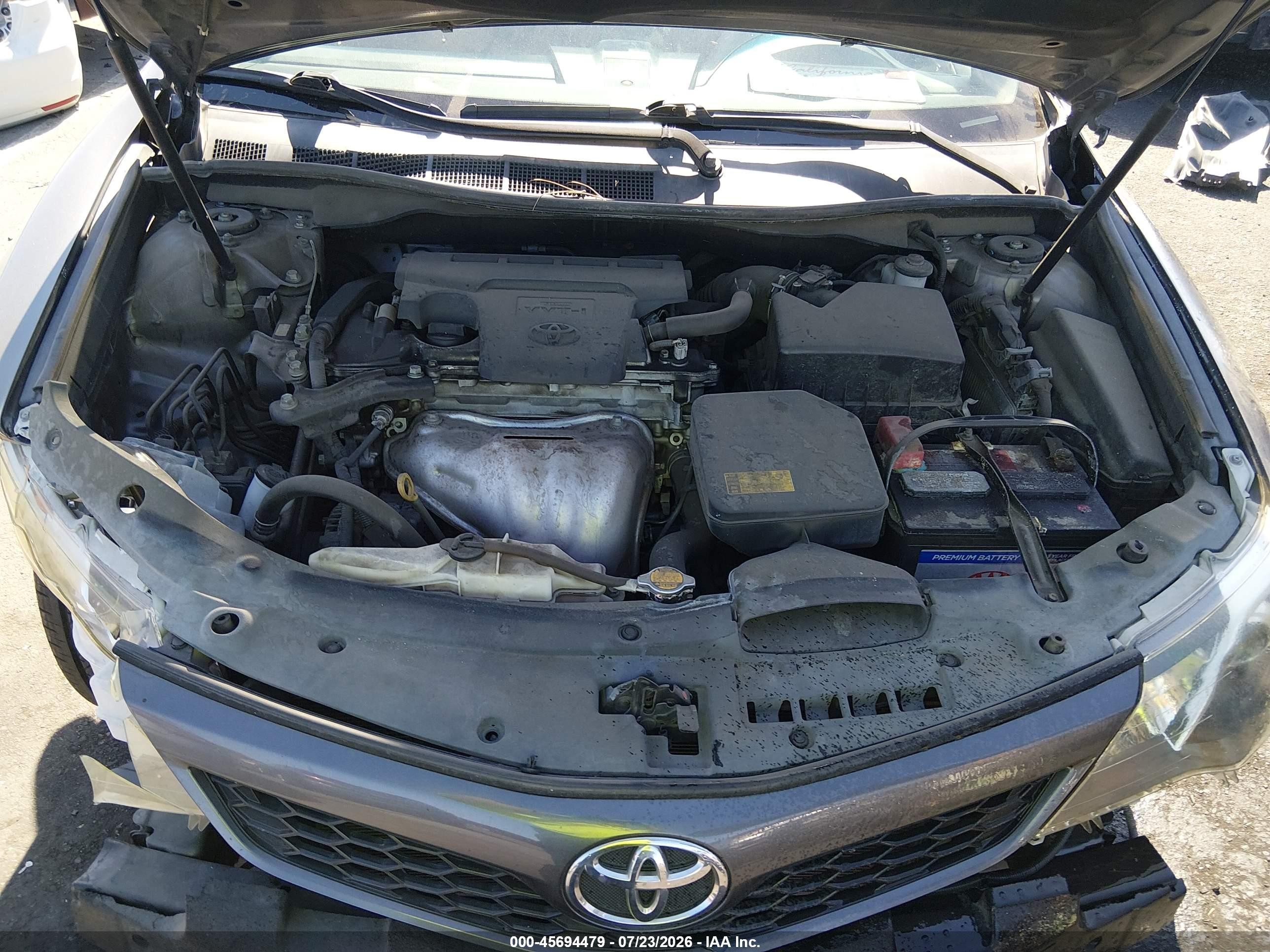 2013 Toyota Camry Se Gray vin: 4T1BF1FKXDU229611