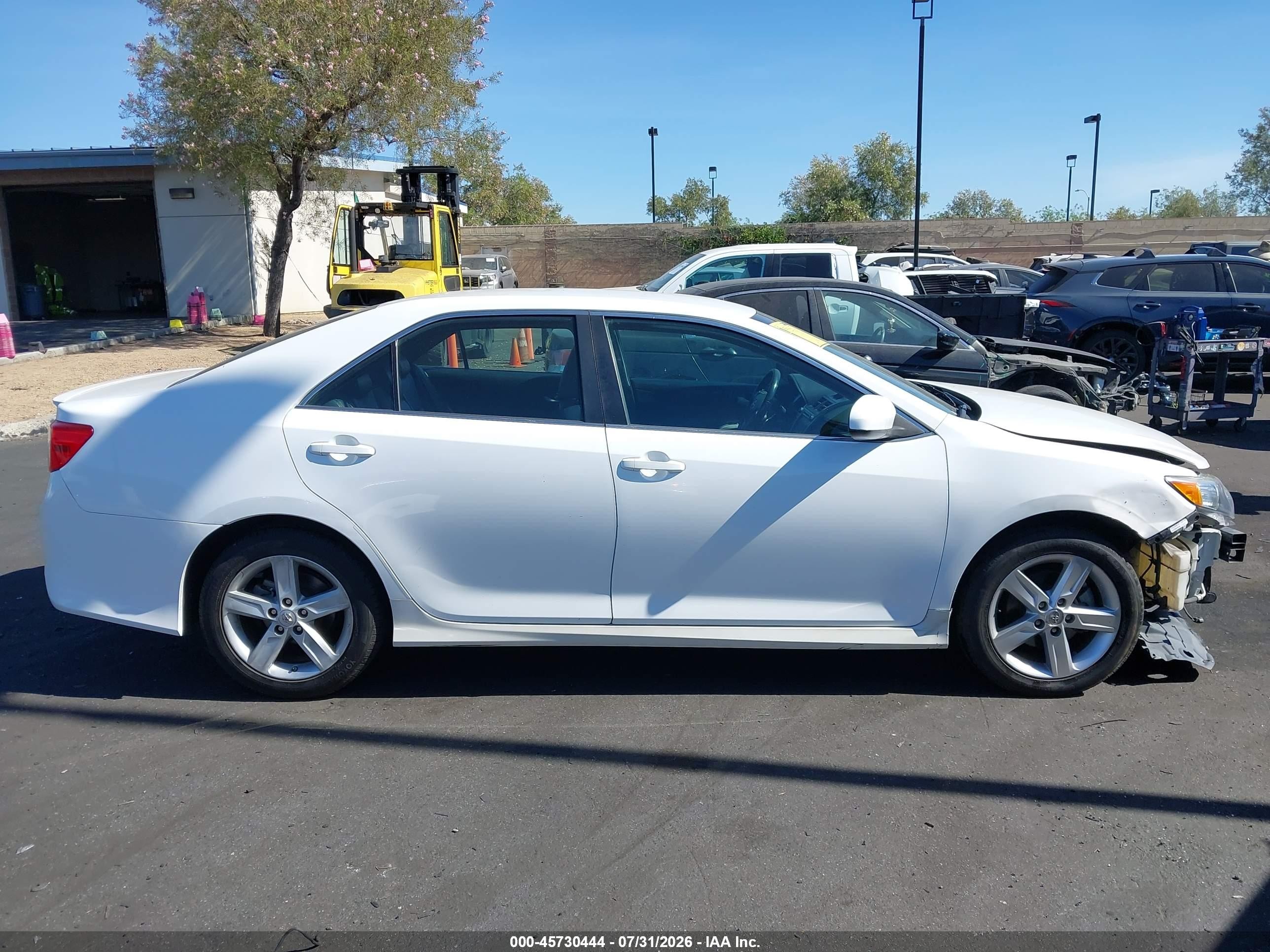 2013 Toyota Camry Se White vin: 4T1BF1FKXDU237935