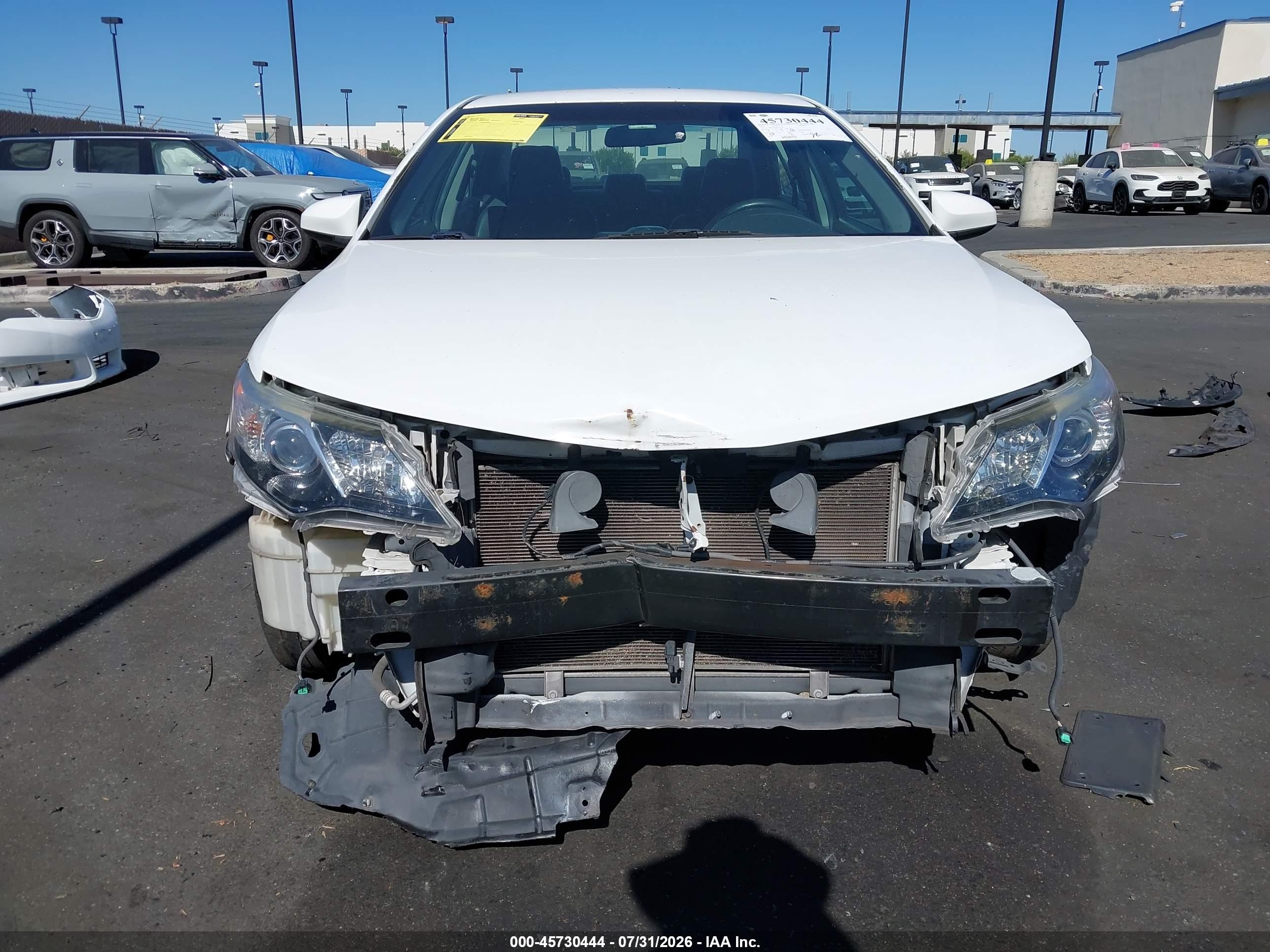 2013 Toyota Camry Se White vin: 4T1BF1FKXDU237935