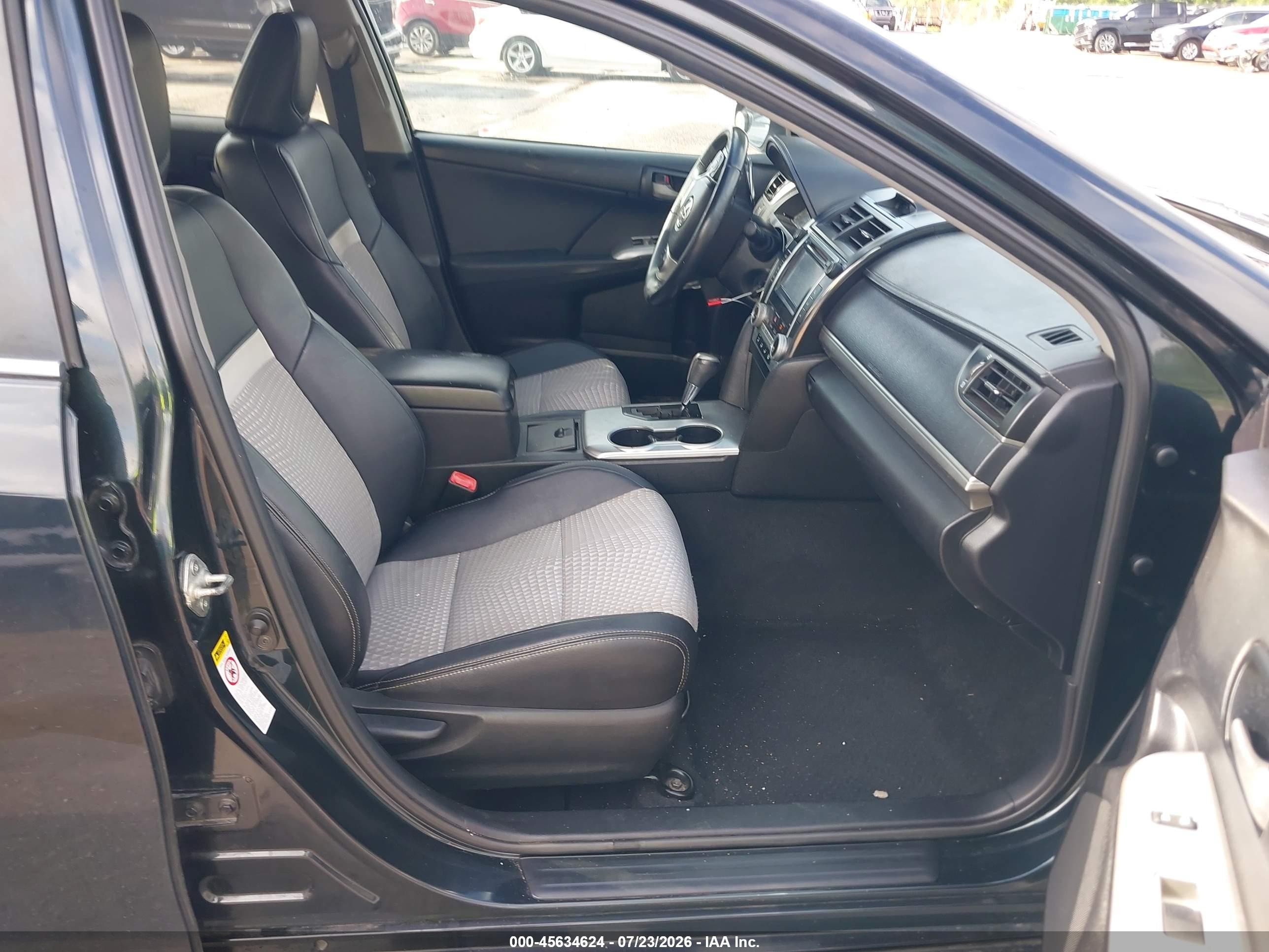 2013 Toyota Camry Se Black vin: 4T1BF1FKXDU240866