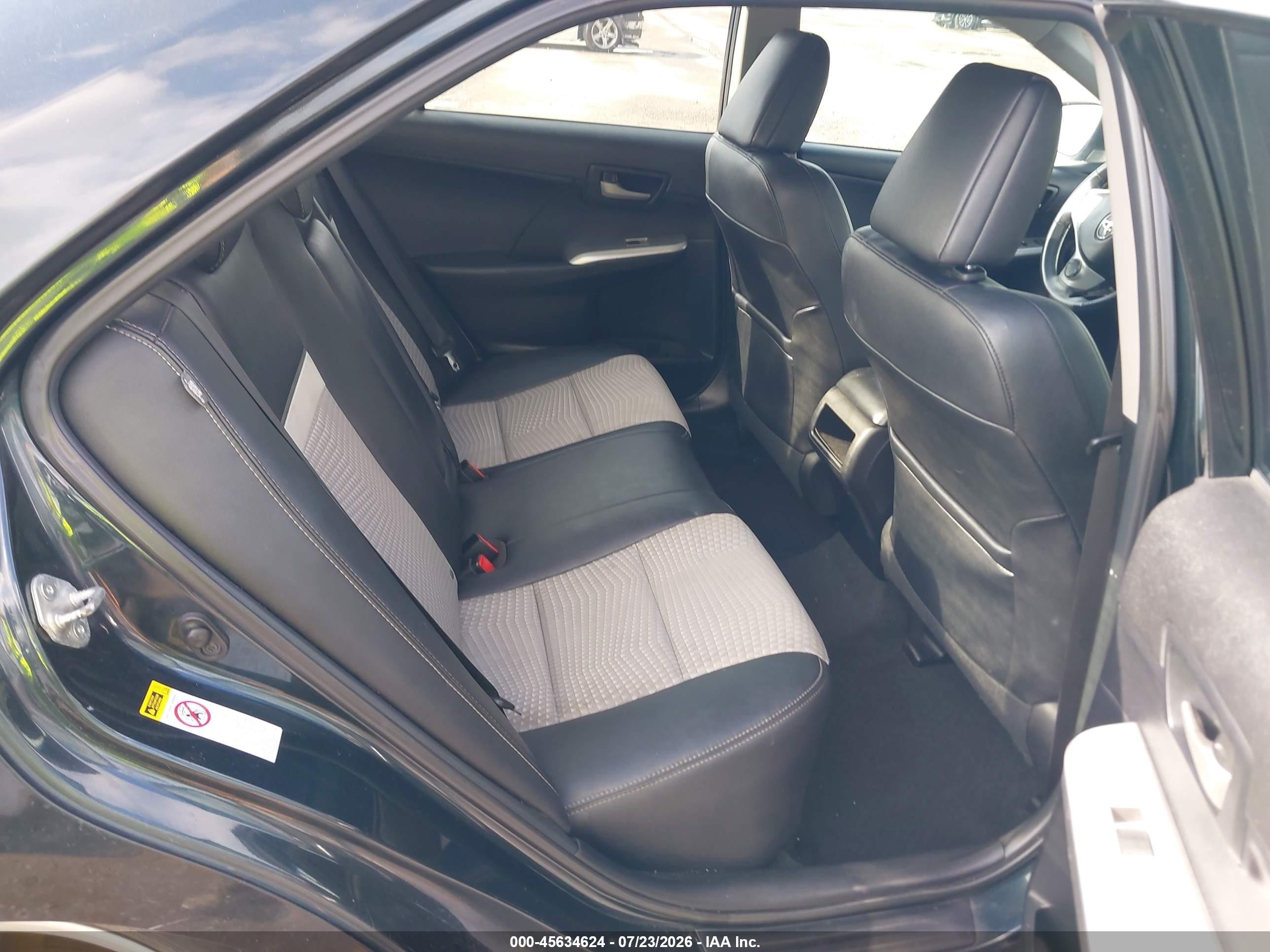 2013 Toyota Camry Se Black vin: 4T1BF1FKXDU240866