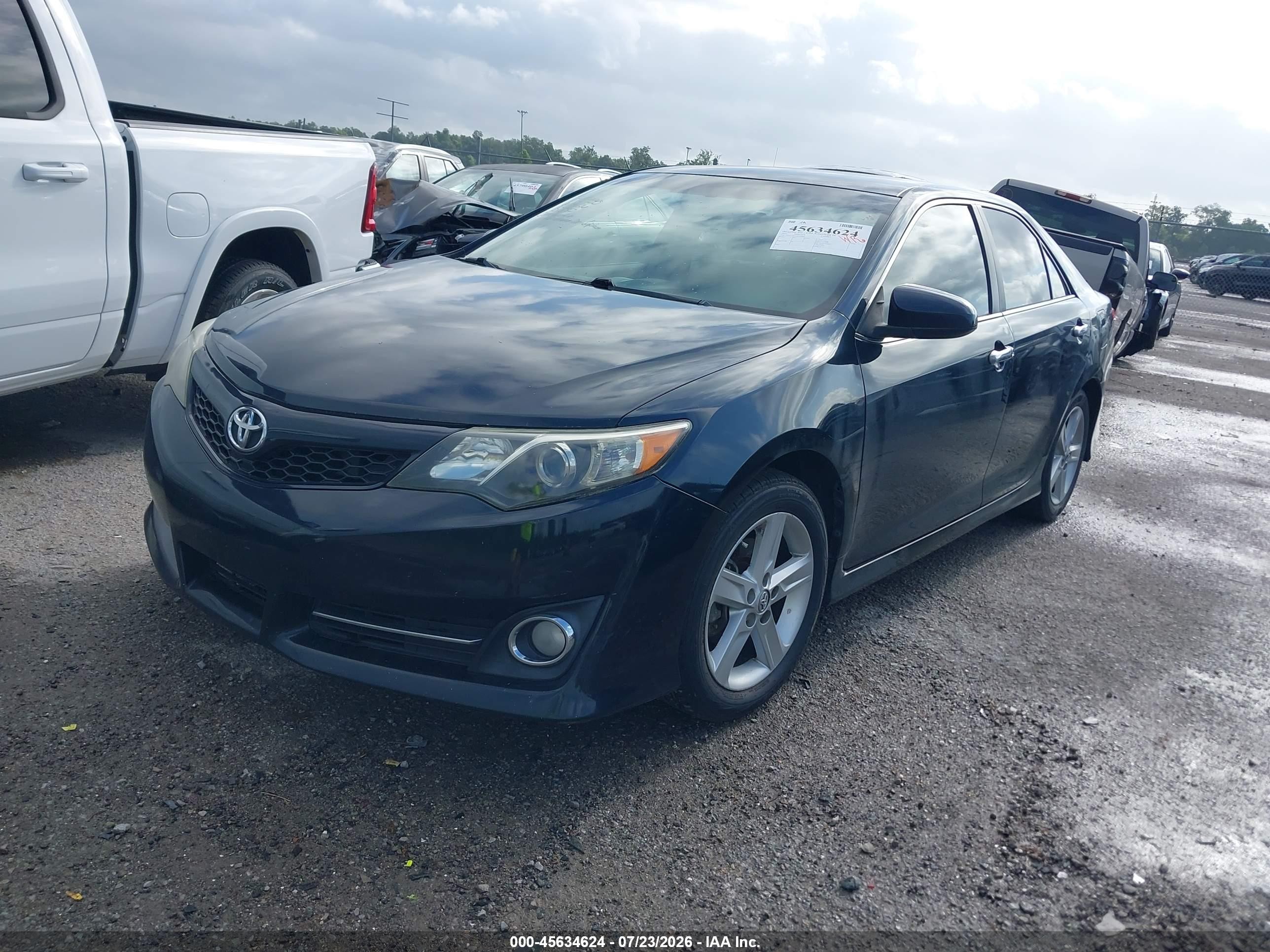 2013 Toyota Camry Se Black vin: 4T1BF1FKXDU240866