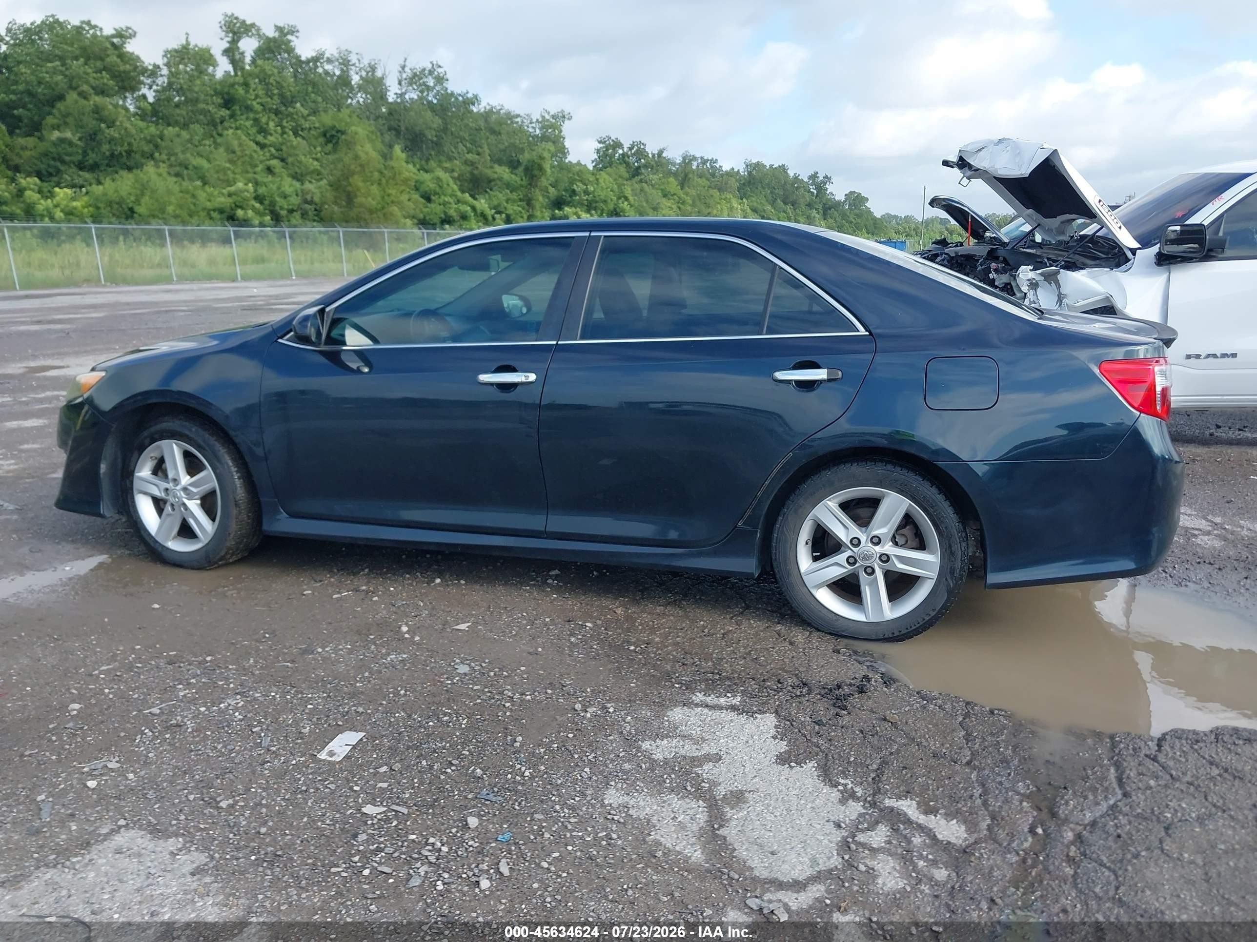 2013 Toyota Camry Se Black vin: 4T1BF1FKXDU240866