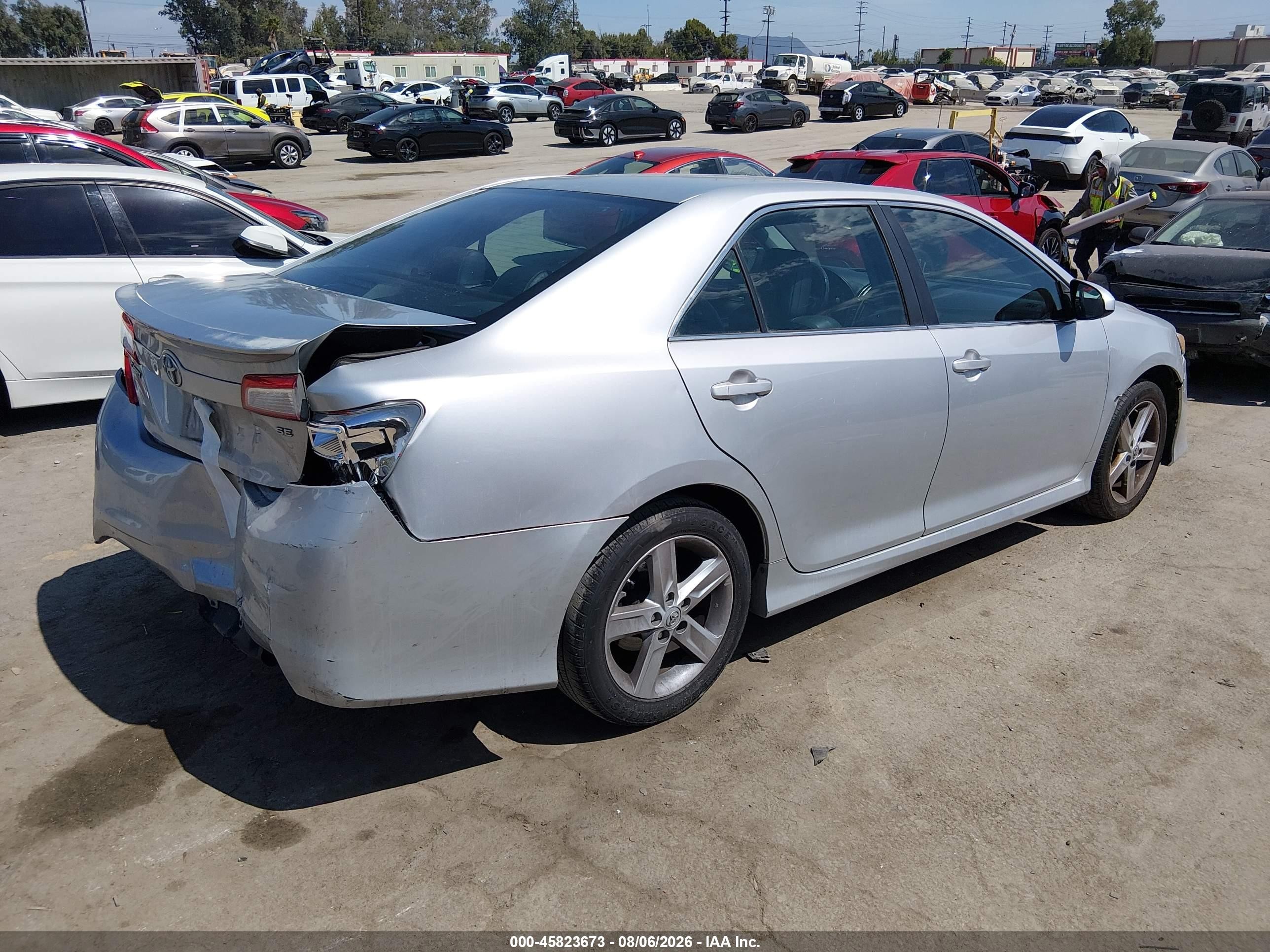2013 Toyota Camry Se Серебряный vin: 4T1BF1FKXDU246294