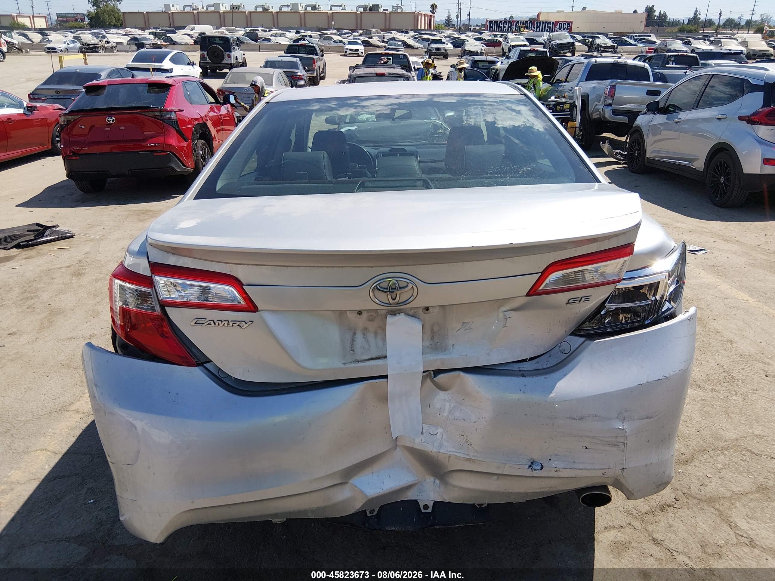 2013 Toyota Camry Se Серебряный vin: 4T1BF1FKXDU246294