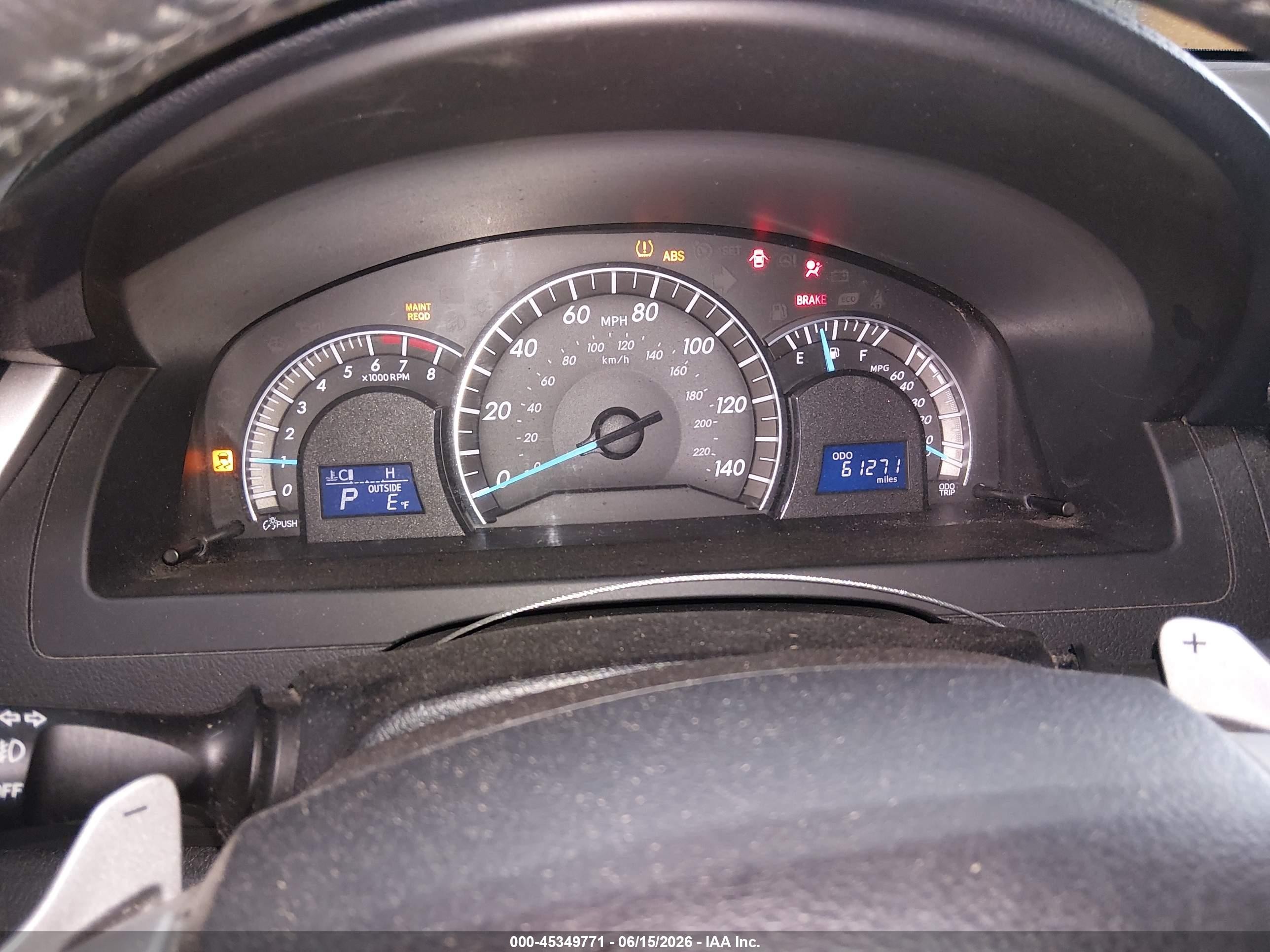 2013 Toyota Camry Se Gray vin: 4T1BF1FKXDU257554