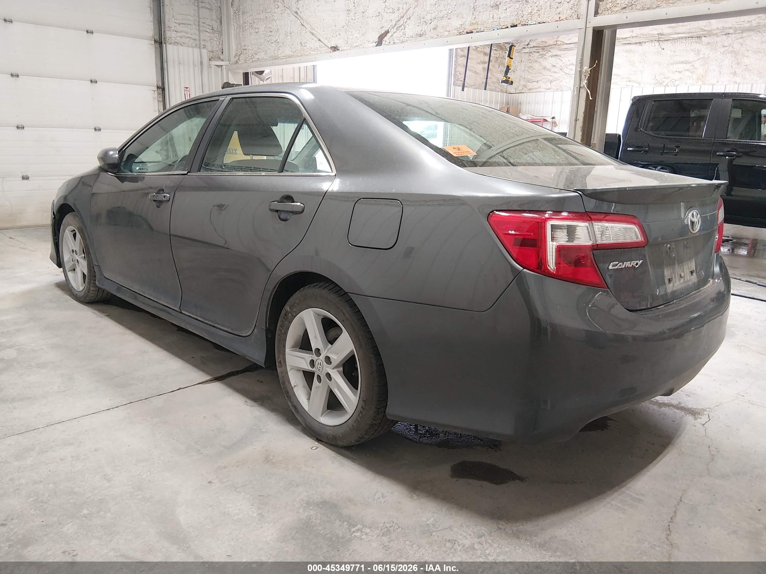 2013 Toyota Camry Se Gray vin: 4T1BF1FKXDU257554