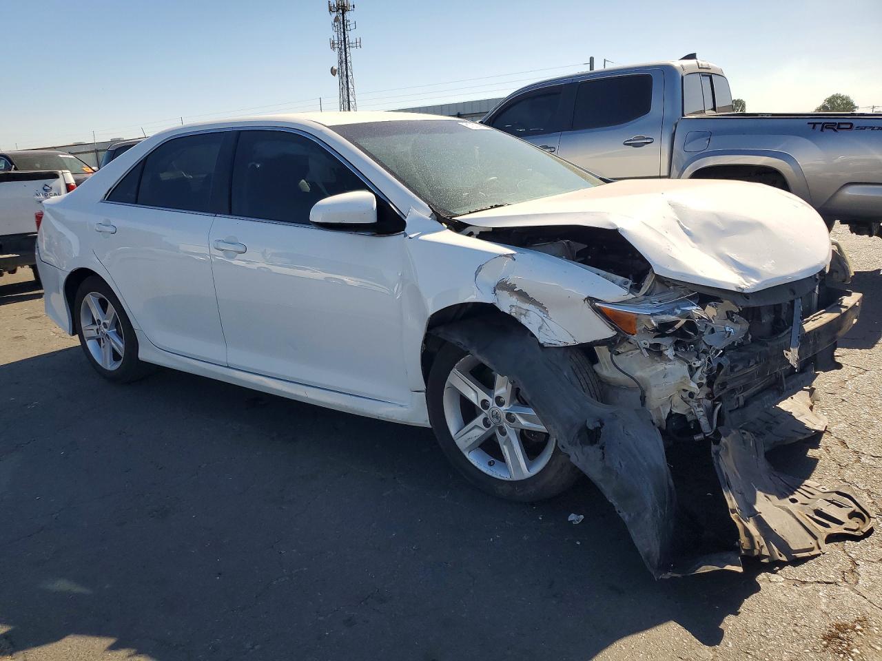 2013 Toyota Camry Se White vin: 4T1BF1FKXDU266416