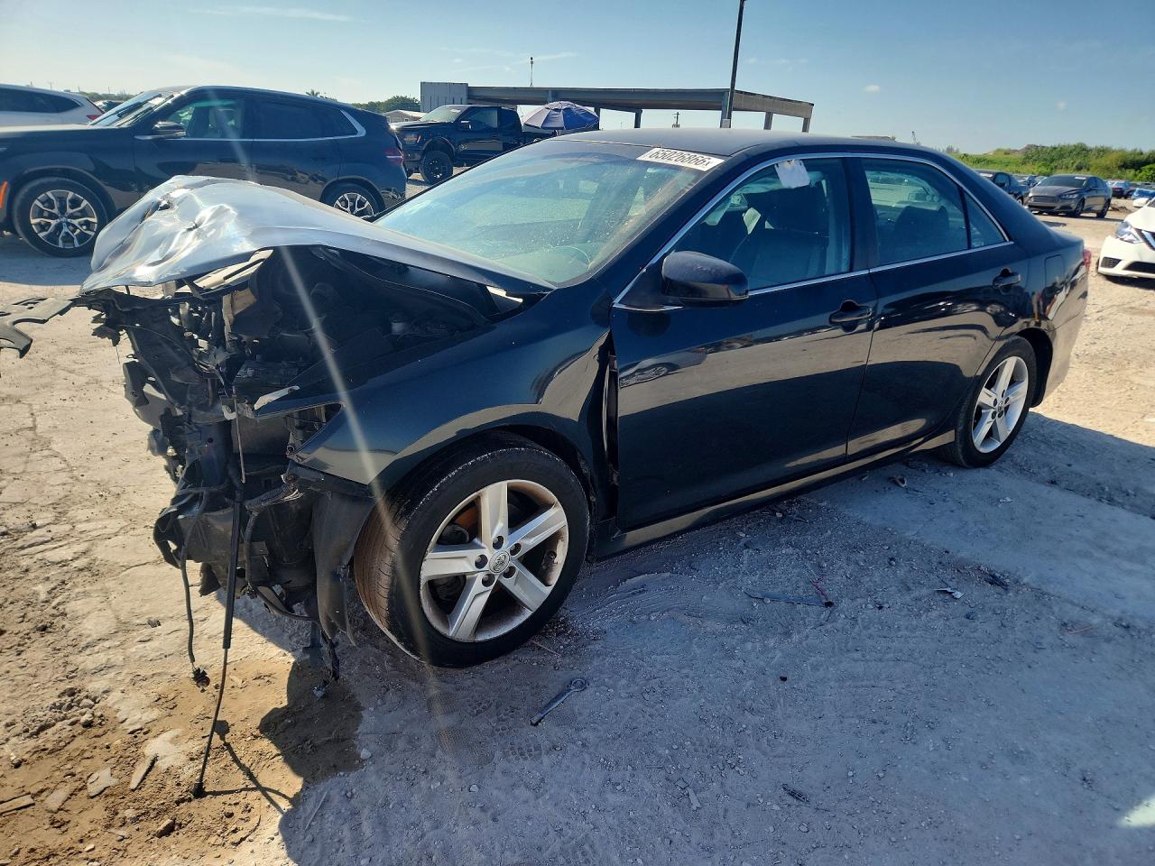 2013 Toyota Camry Se Black vin: 4T1BF1FKXDU267209