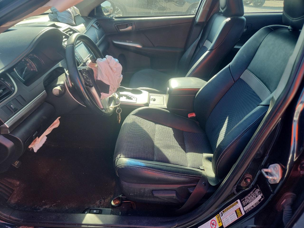 2013 Toyota Camry Se Black vin: 4T1BF1FKXDU267209