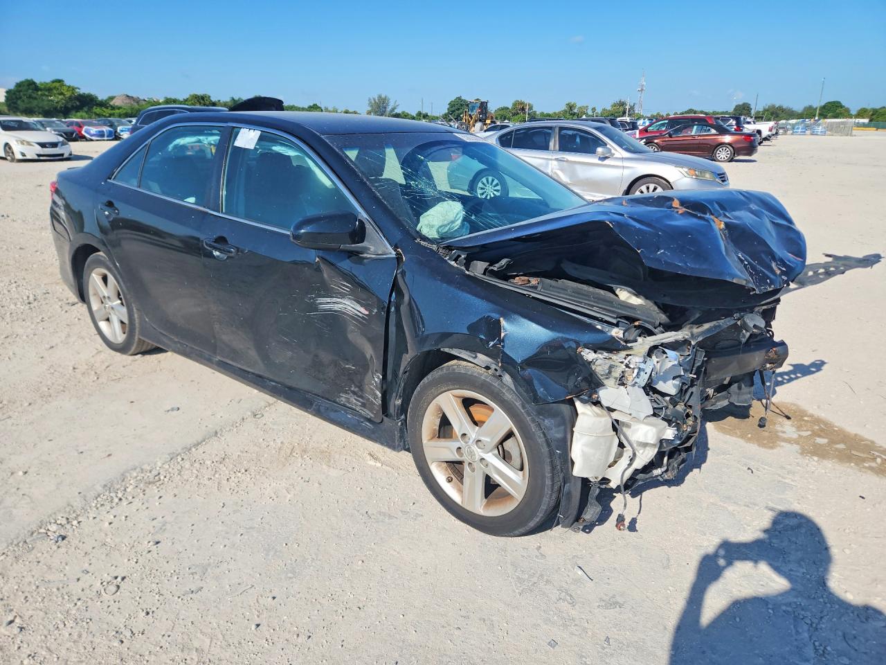 2013 Toyota Camry Se Black vin: 4T1BF1FKXDU267209