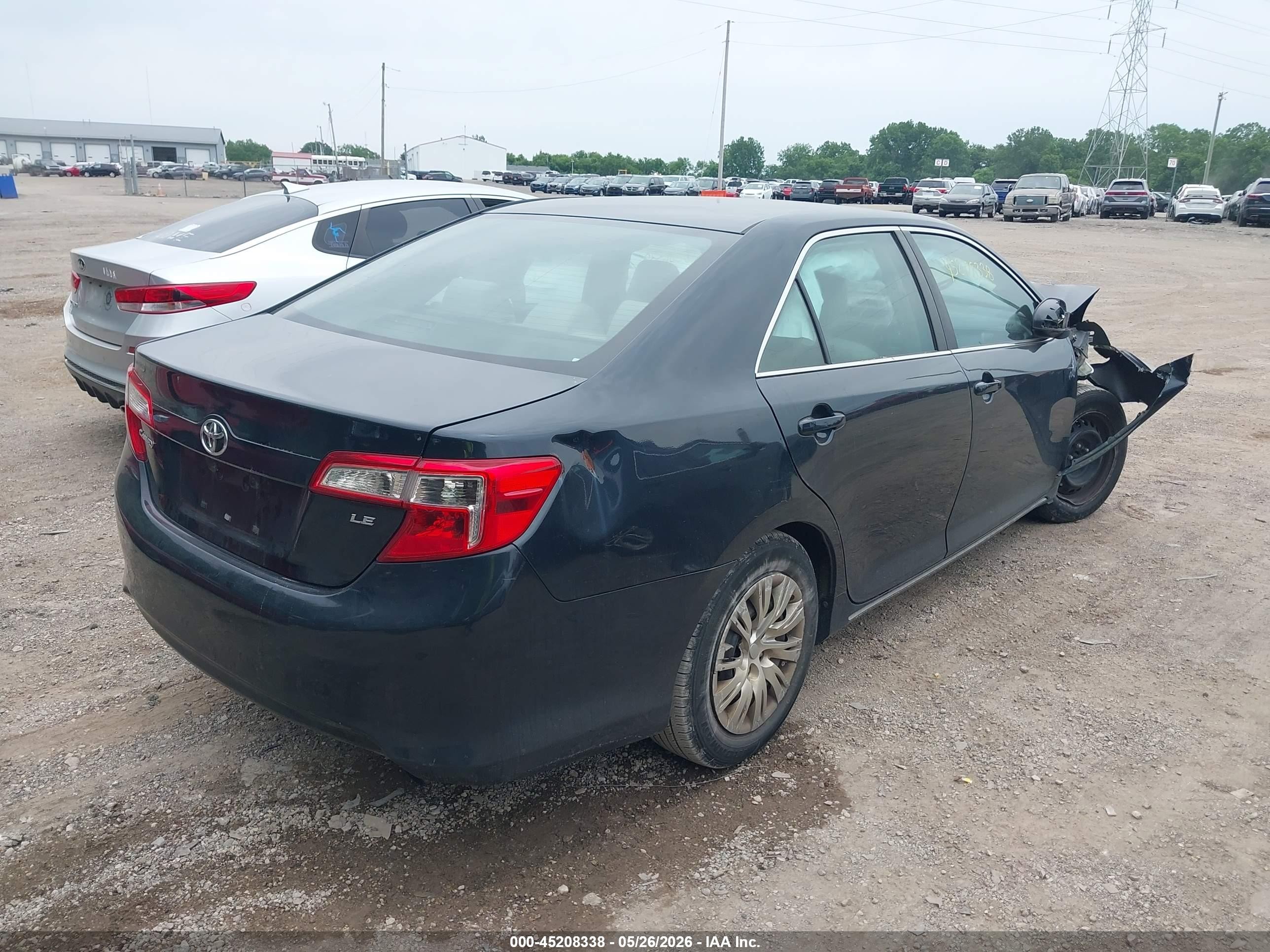 2013 Toyota Camry Le Blue vin: 4T1BF1FKXDU274046
