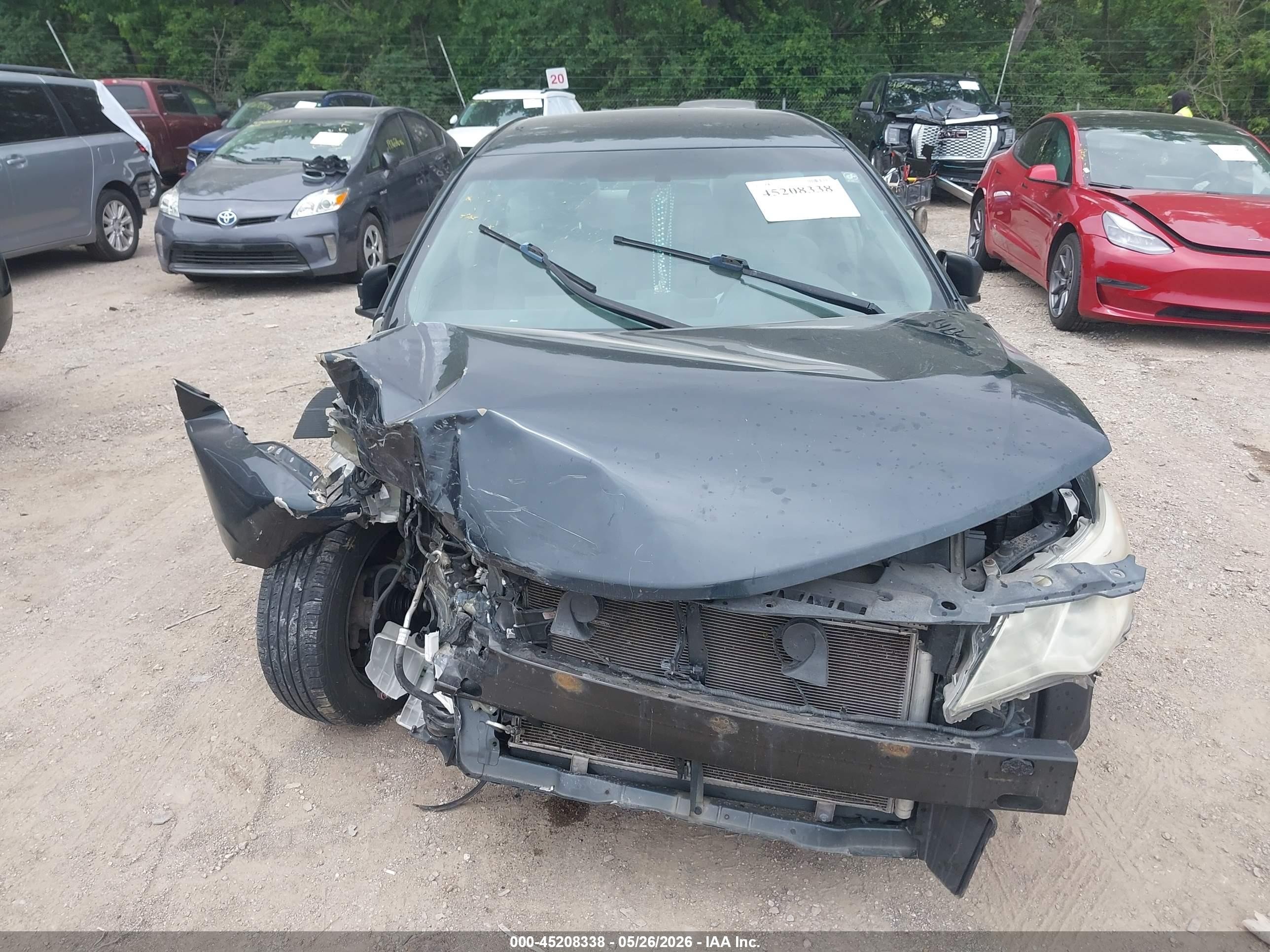 2013 Toyota Camry Le Blue vin: 4T1BF1FKXDU274046