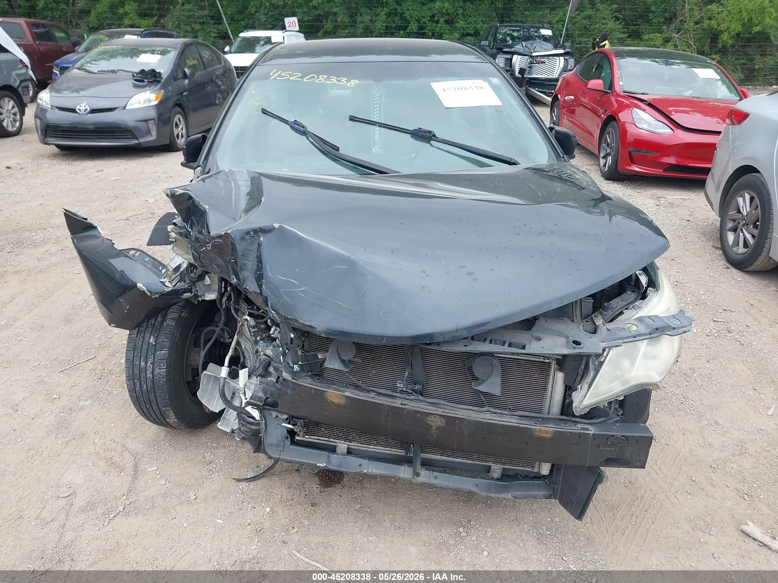 2013 Toyota Camry Le Blue vin: 4T1BF1FKXDU274046
