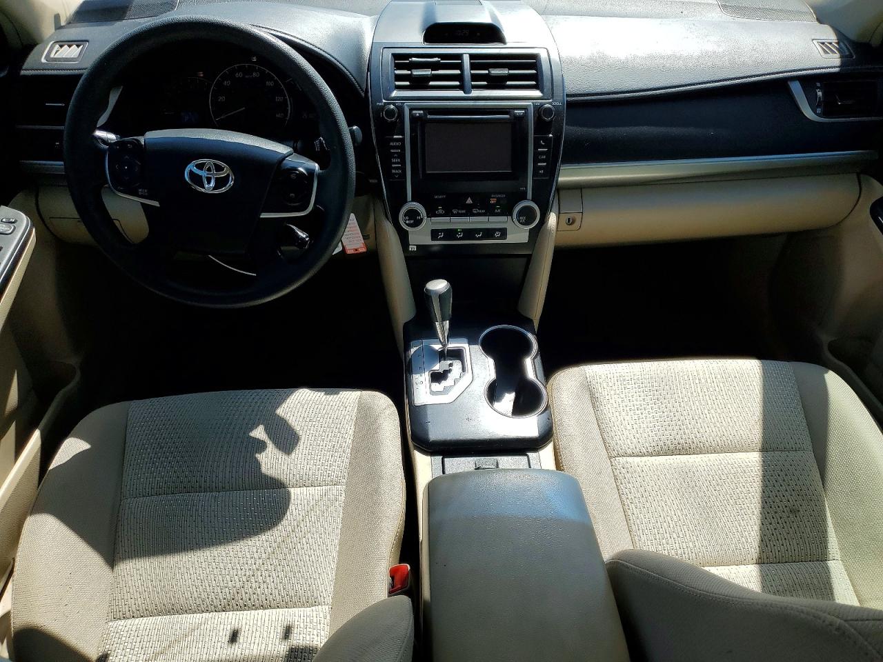 2013 Toyota Camry Le White vin: 4T1BF1FKXDU279876