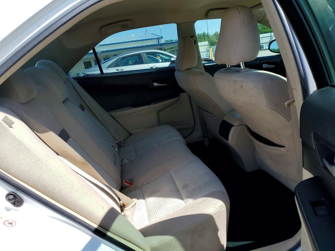 2013 Toyota Camry Le White vin: 4T1BF1FKXDU279876