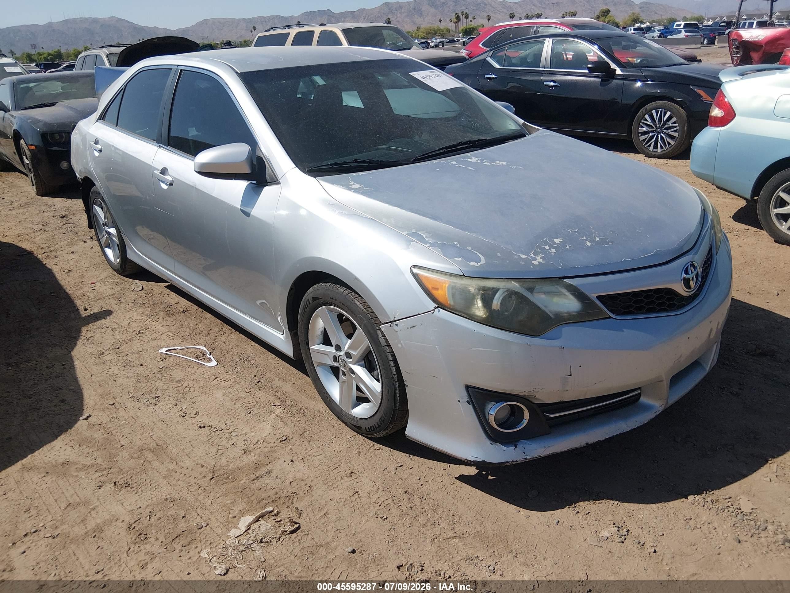 2013 Toyota Camry Se Silver vin: 4T1BF1FKXDU286102