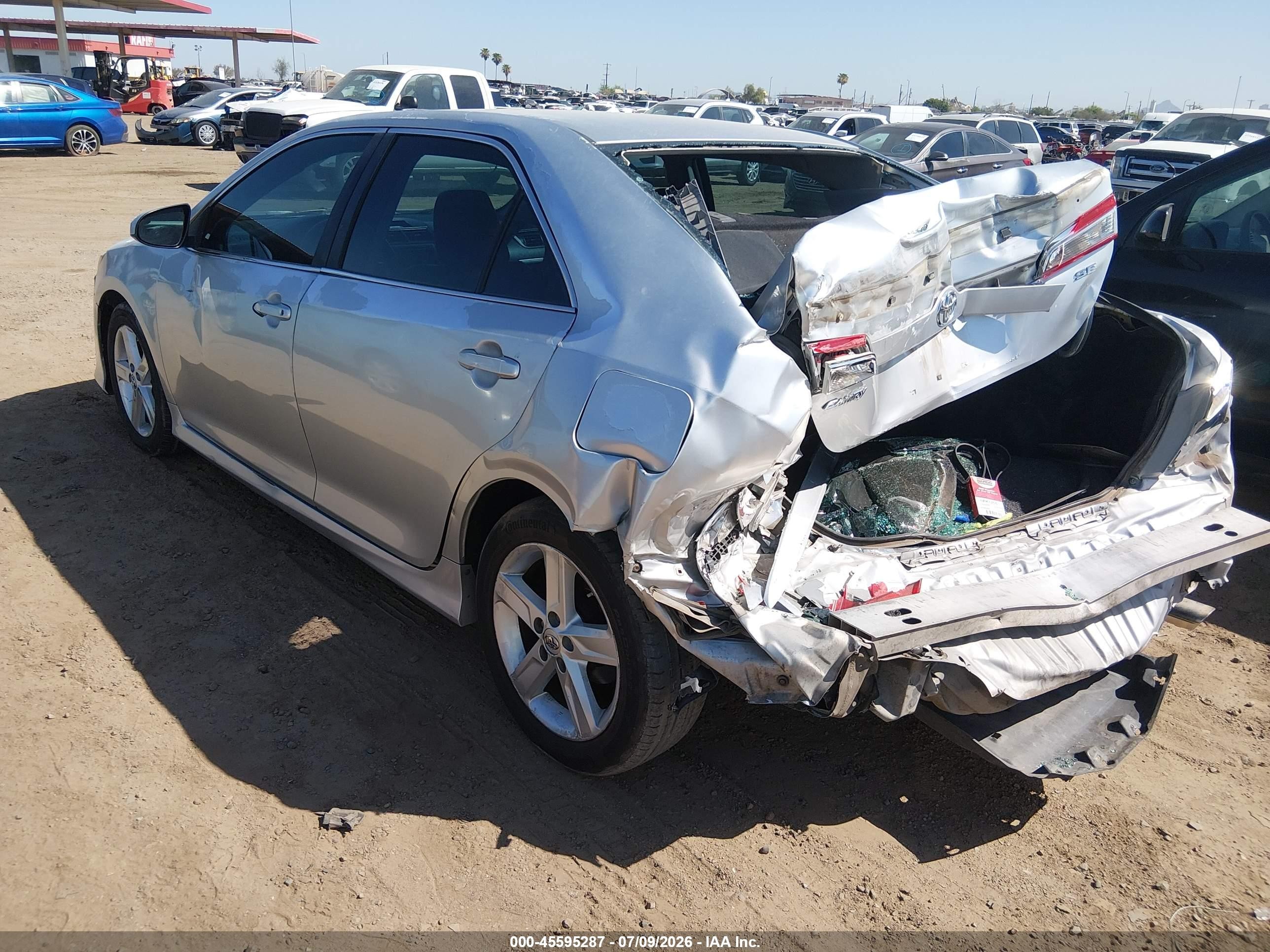 2013 Toyota Camry Se Silver vin: 4T1BF1FKXDU286102