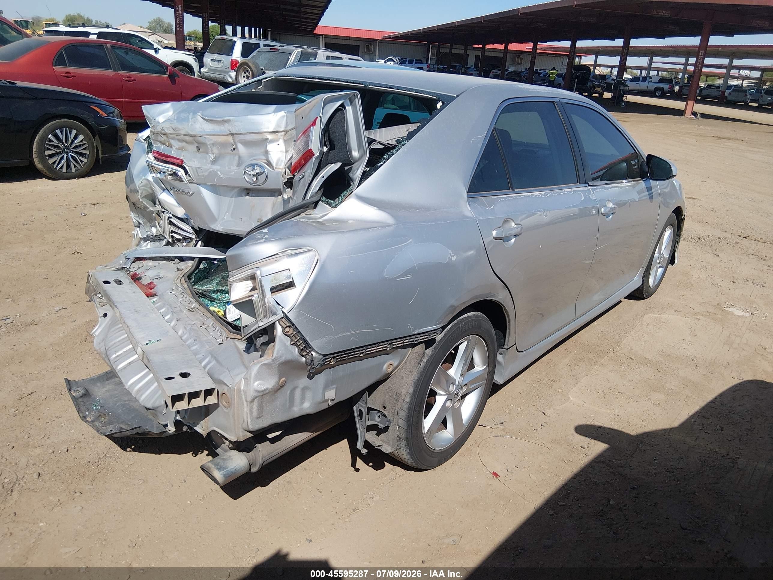 2013 Toyota Camry Se Silver vin: 4T1BF1FKXDU286102