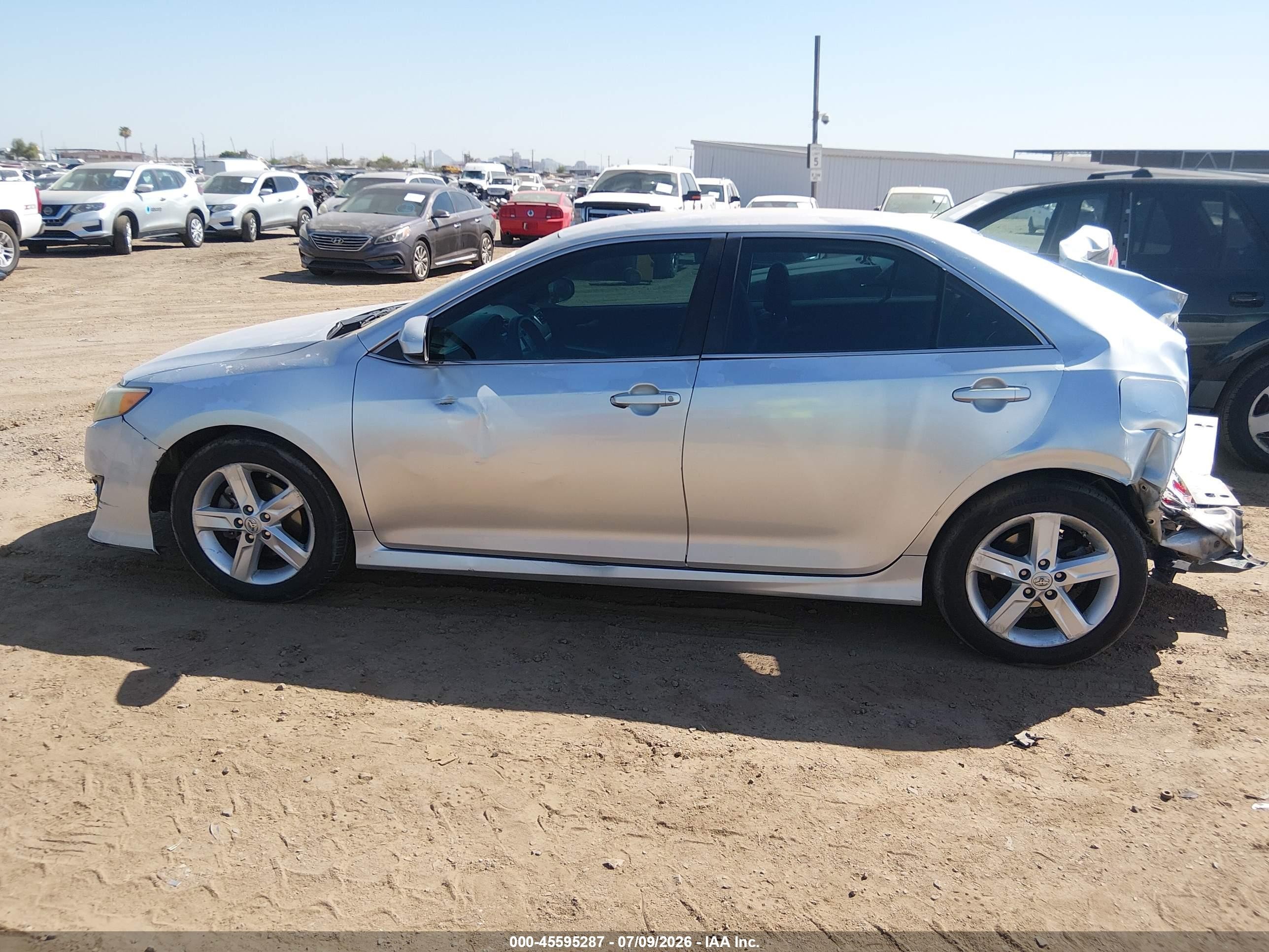 2013 Toyota Camry Se Silver vin: 4T1BF1FKXDU286102