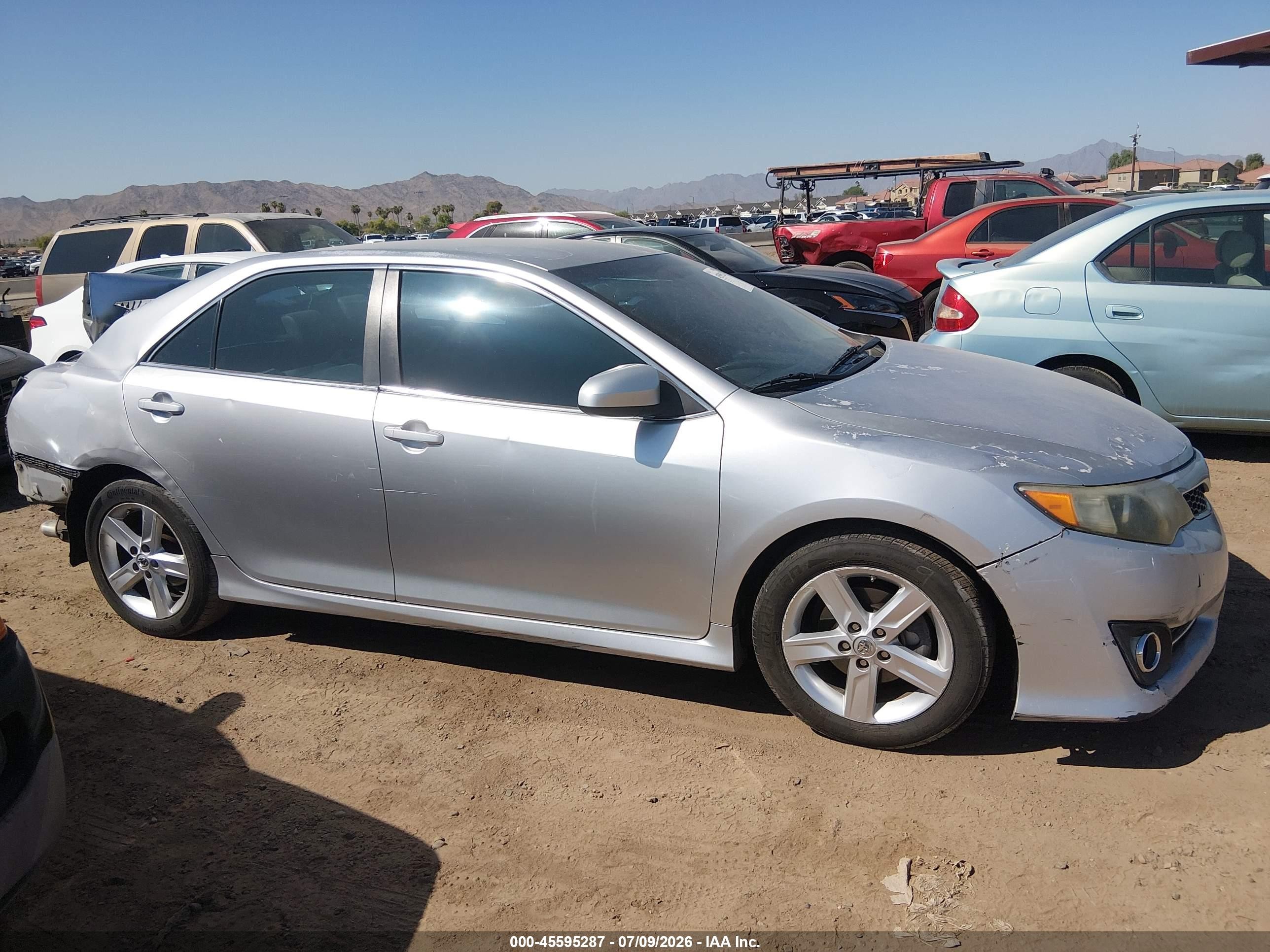 2013 Toyota Camry Se Silver vin: 4T1BF1FKXDU286102