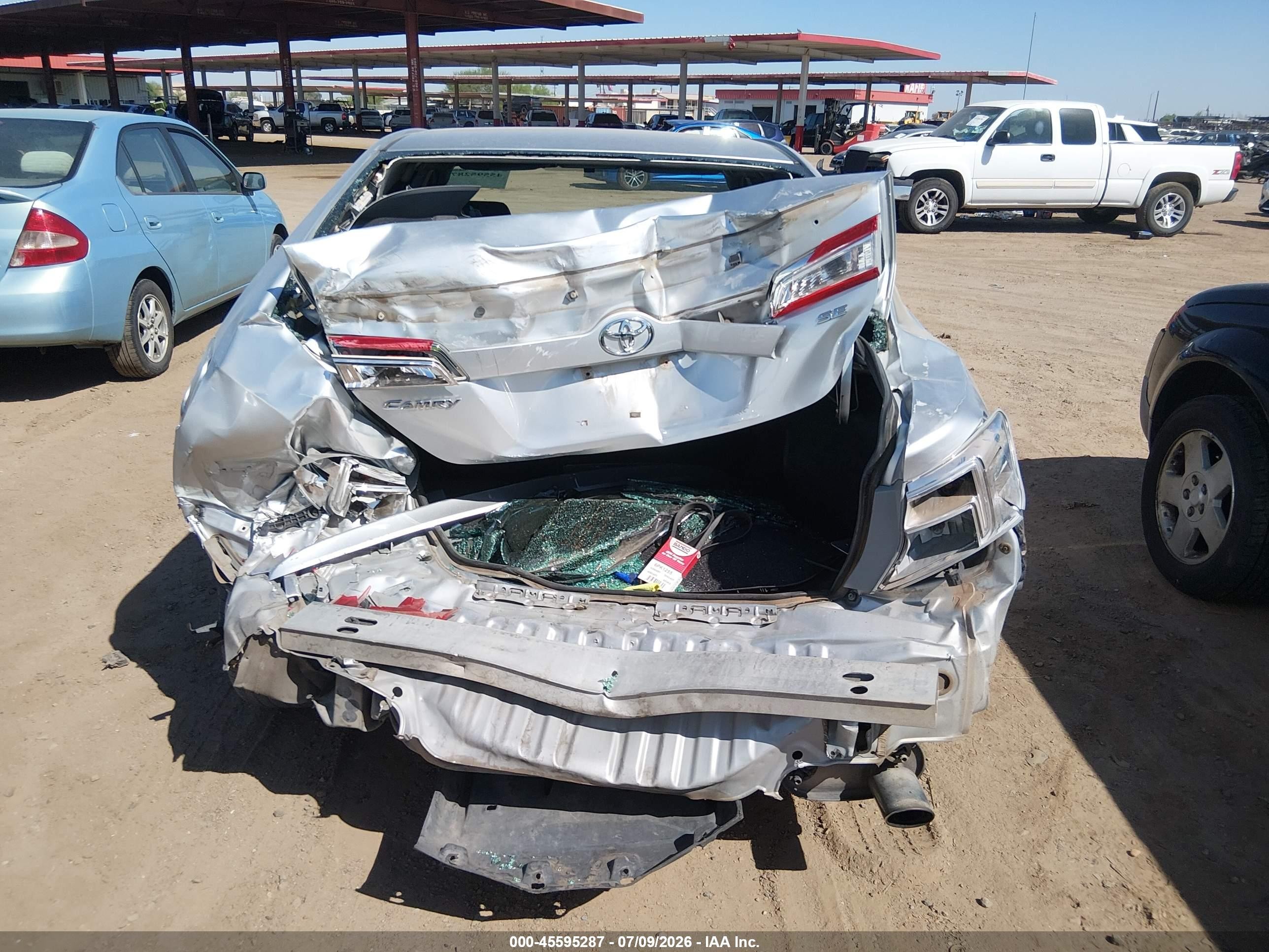 2013 Toyota Camry Se Silver vin: 4T1BF1FKXDU286102