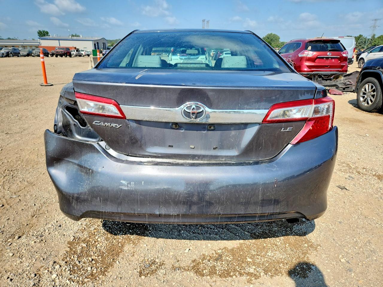 2013 Toyota Camry Le Gray vin: 4T1BF1FKXDU289596