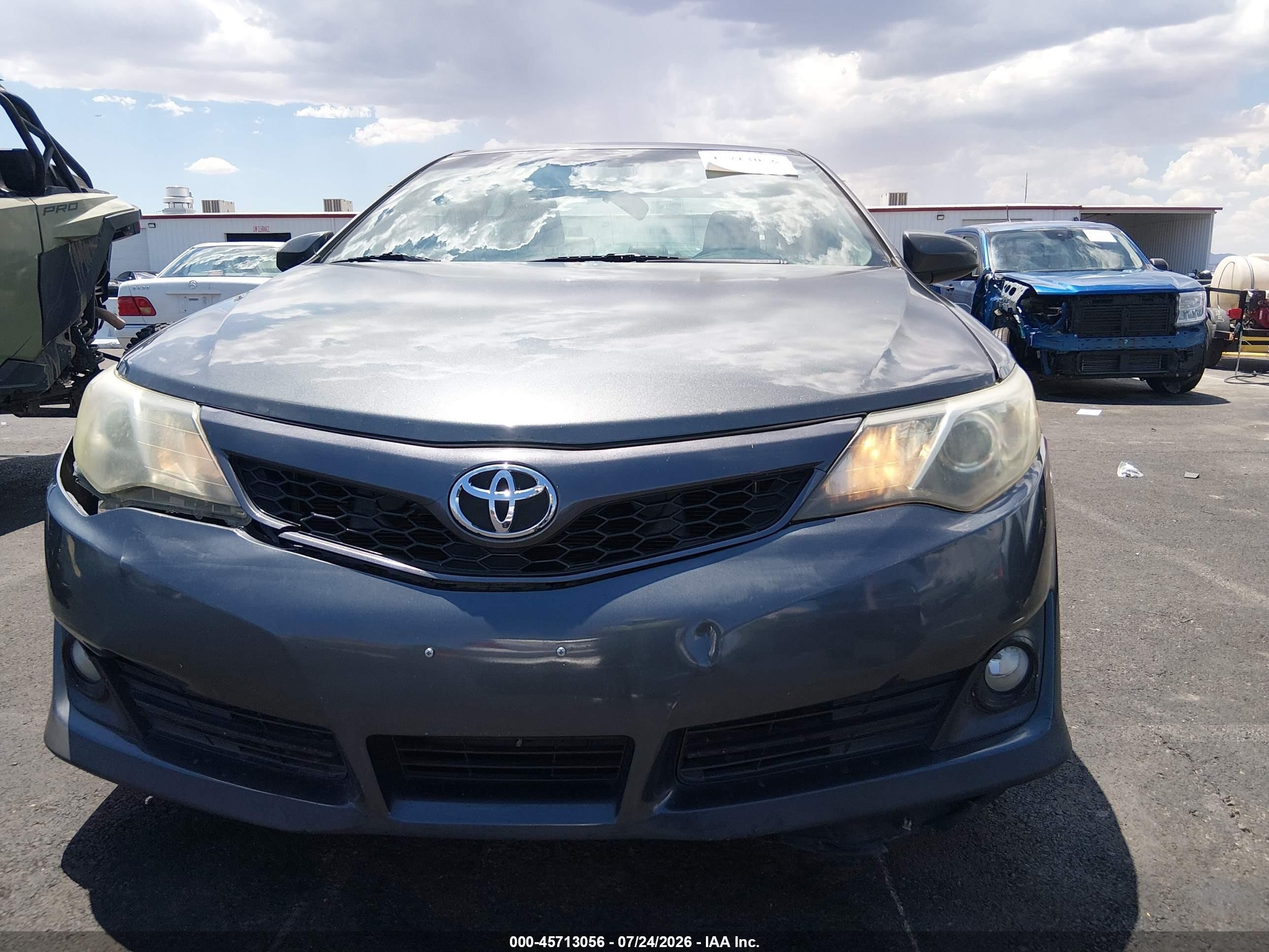 2013 Toyota Camry Se Серый vin: 4T1BF1FKXDU291641