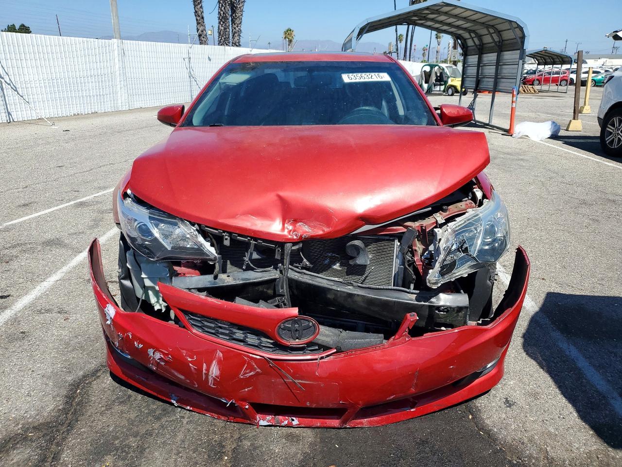 2013 Toyota Camry Se Red vin: 4T1BF1FKXDU650941