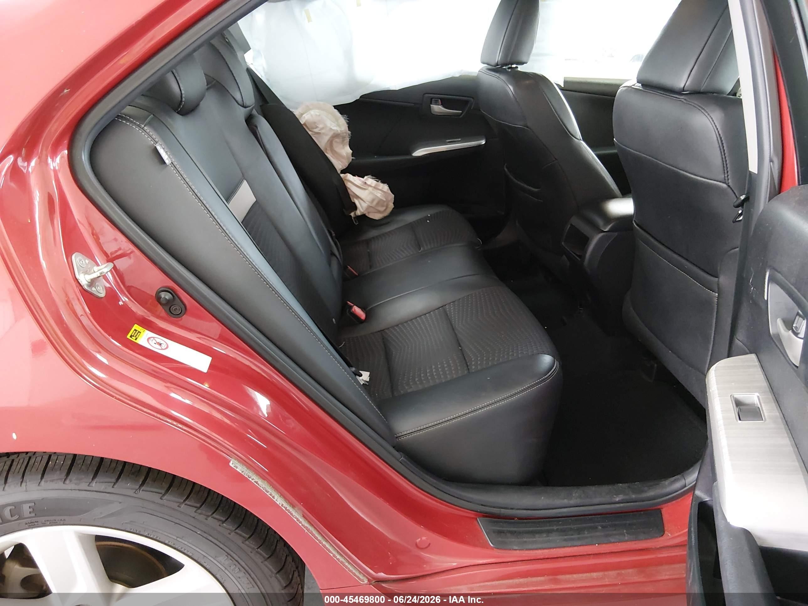 2013 Toyota Camry Se Red vin: 4T1BF1FKXDU661308