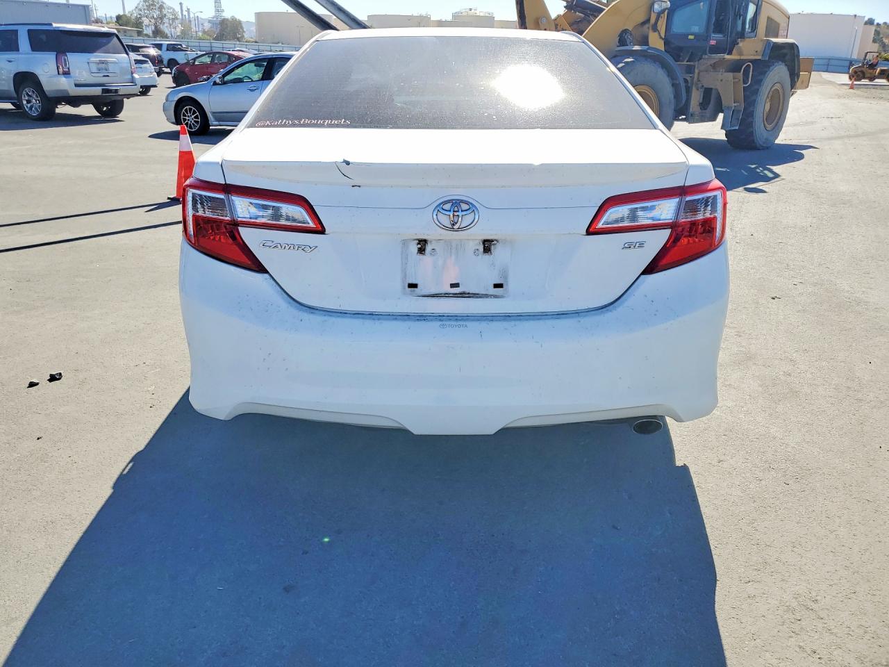 2013 Toyota Camry Se White vin: 4T1BF1FKXDU663964