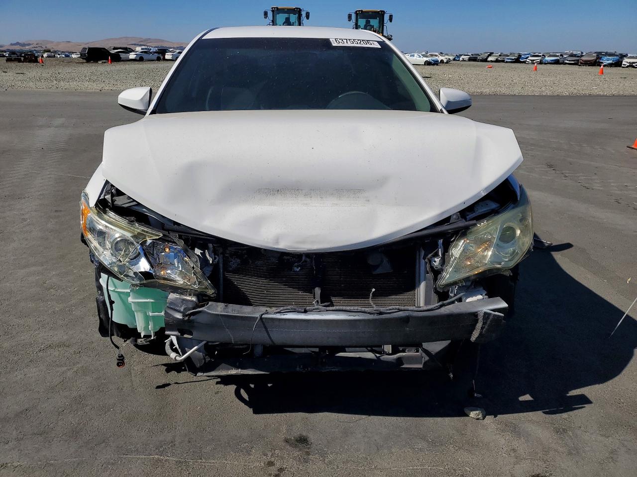 2013 Toyota Camry Se White vin: 4T1BF1FKXDU663964
