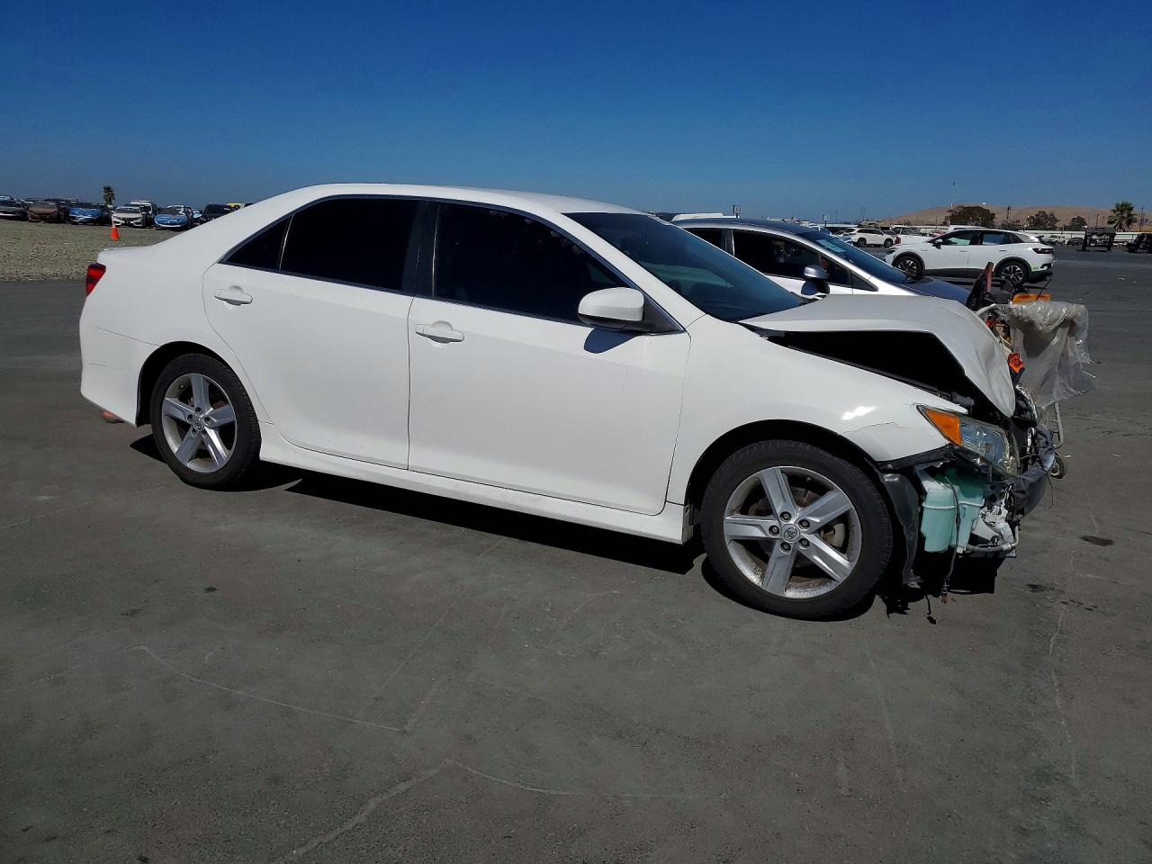 2013 Toyota Camry Se White vin: 4T1BF1FKXDU663964