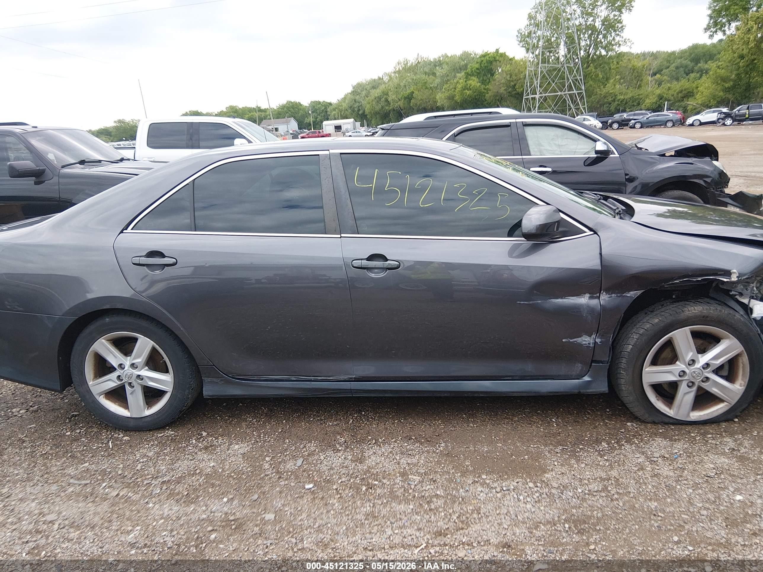 2013 Toyota Camry Se Gray vin: 4T1BF1FKXDU669974