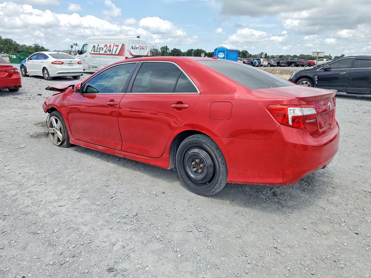 2013 Toyota Camry Se Red vin: 4T1BF1FKXDU692896
