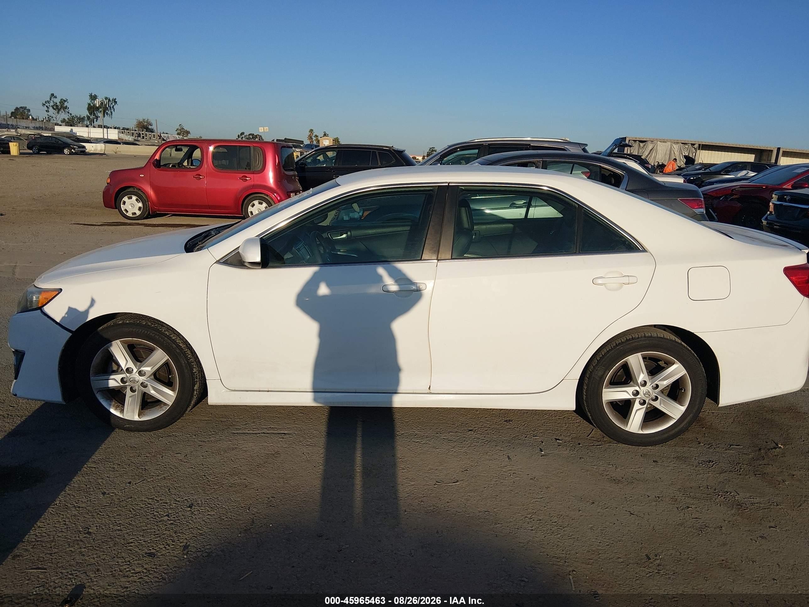 2013 Toyota Camry Se White vin: 4T1BF1FKXDU698388