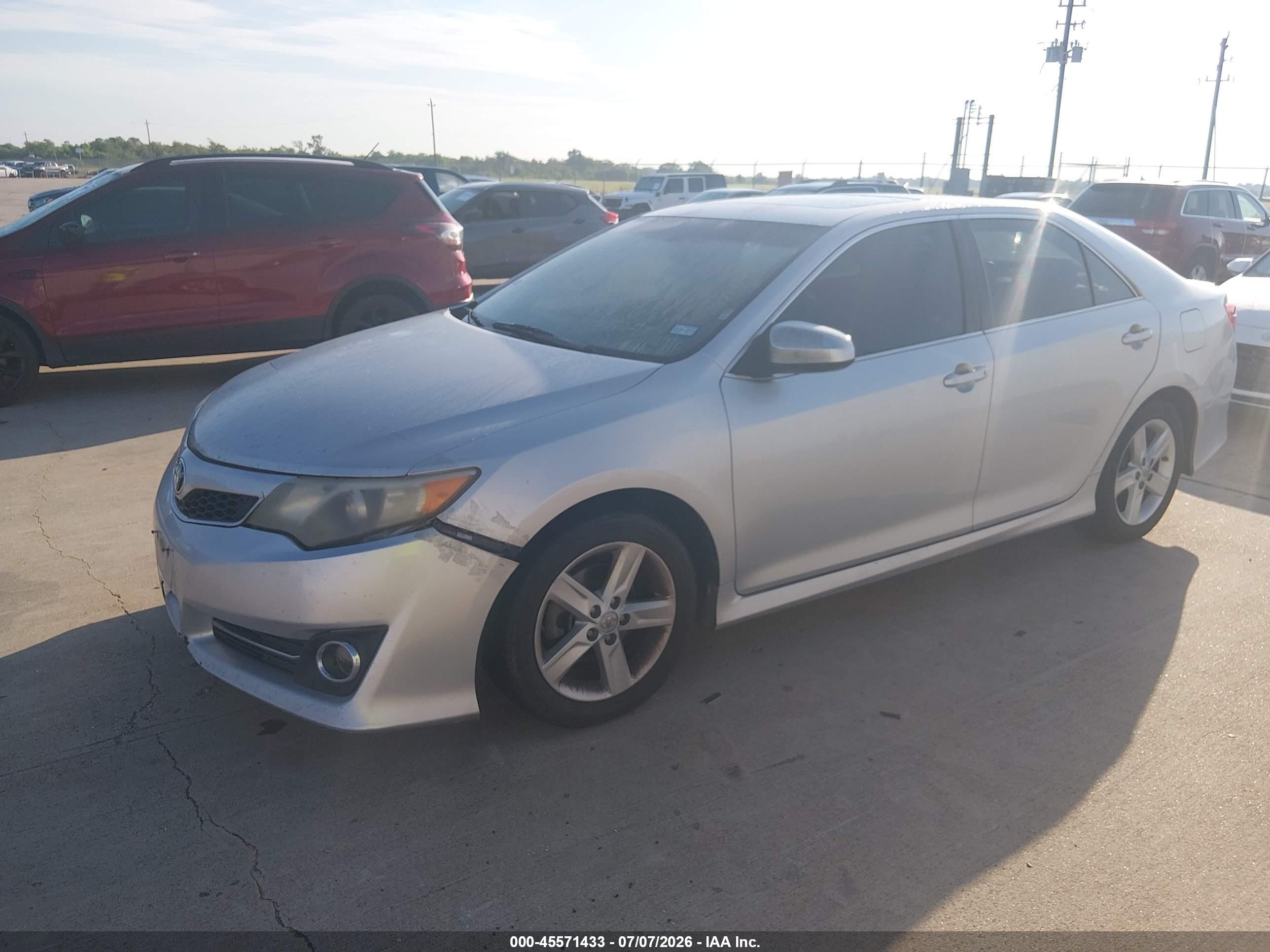 2013 Toyota Camry Se Gray vin: 4T1BF1FKXDU701483