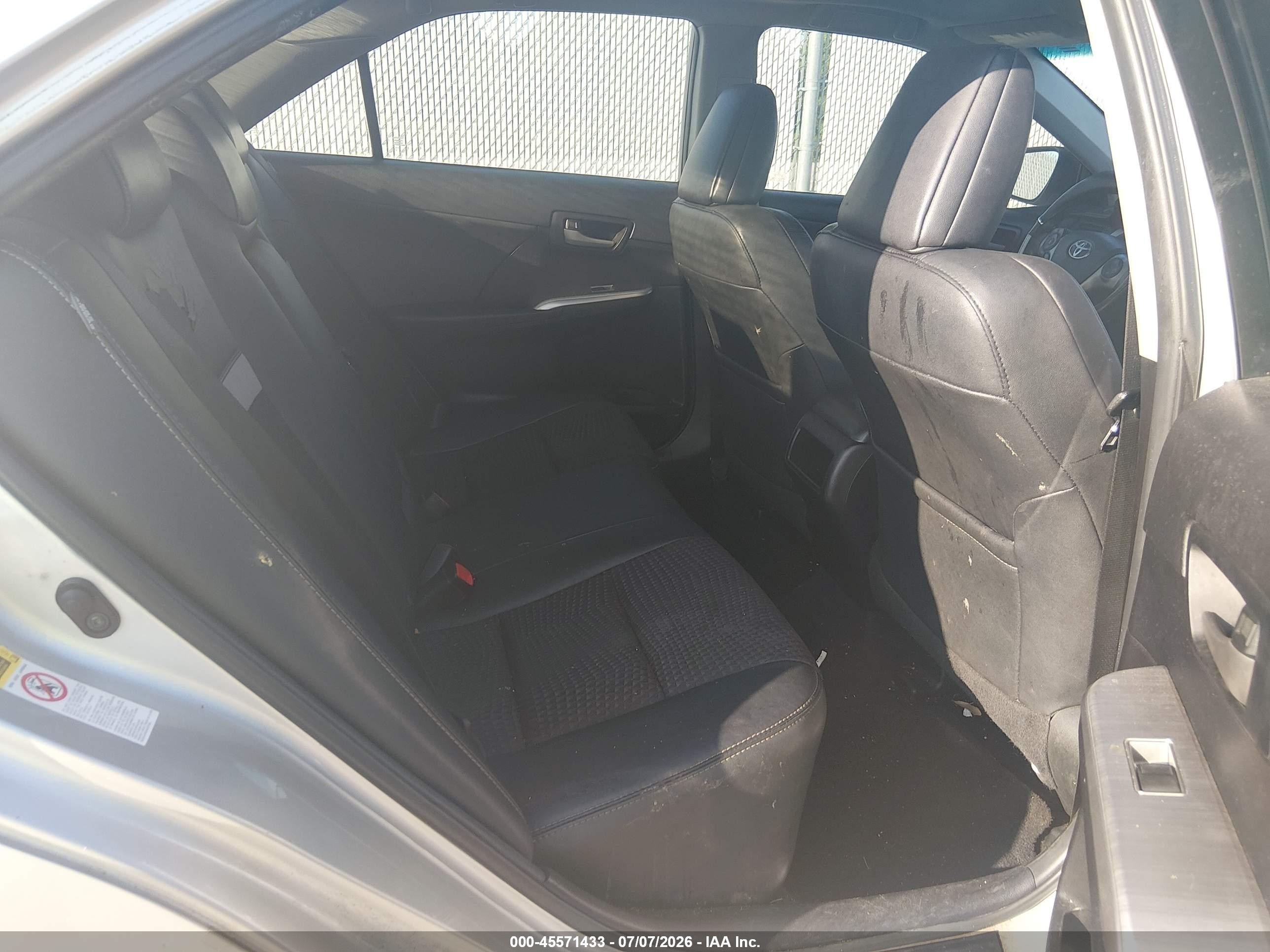 2013 Toyota Camry Se Gray vin: 4T1BF1FKXDU701483