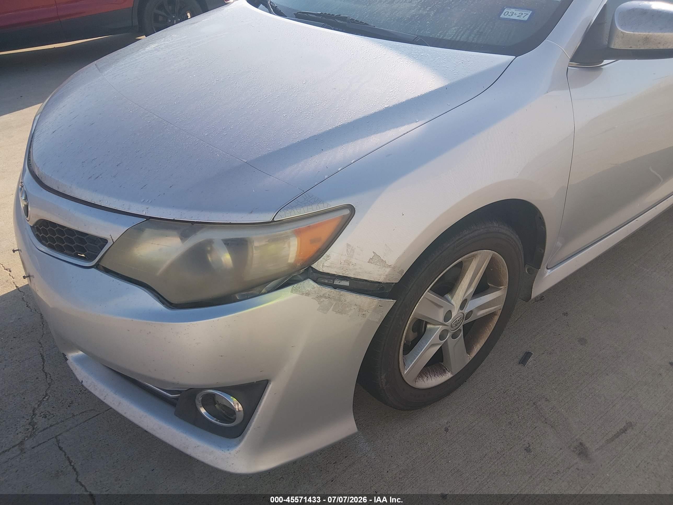 2013 Toyota Camry Se Gray vin: 4T1BF1FKXDU701483