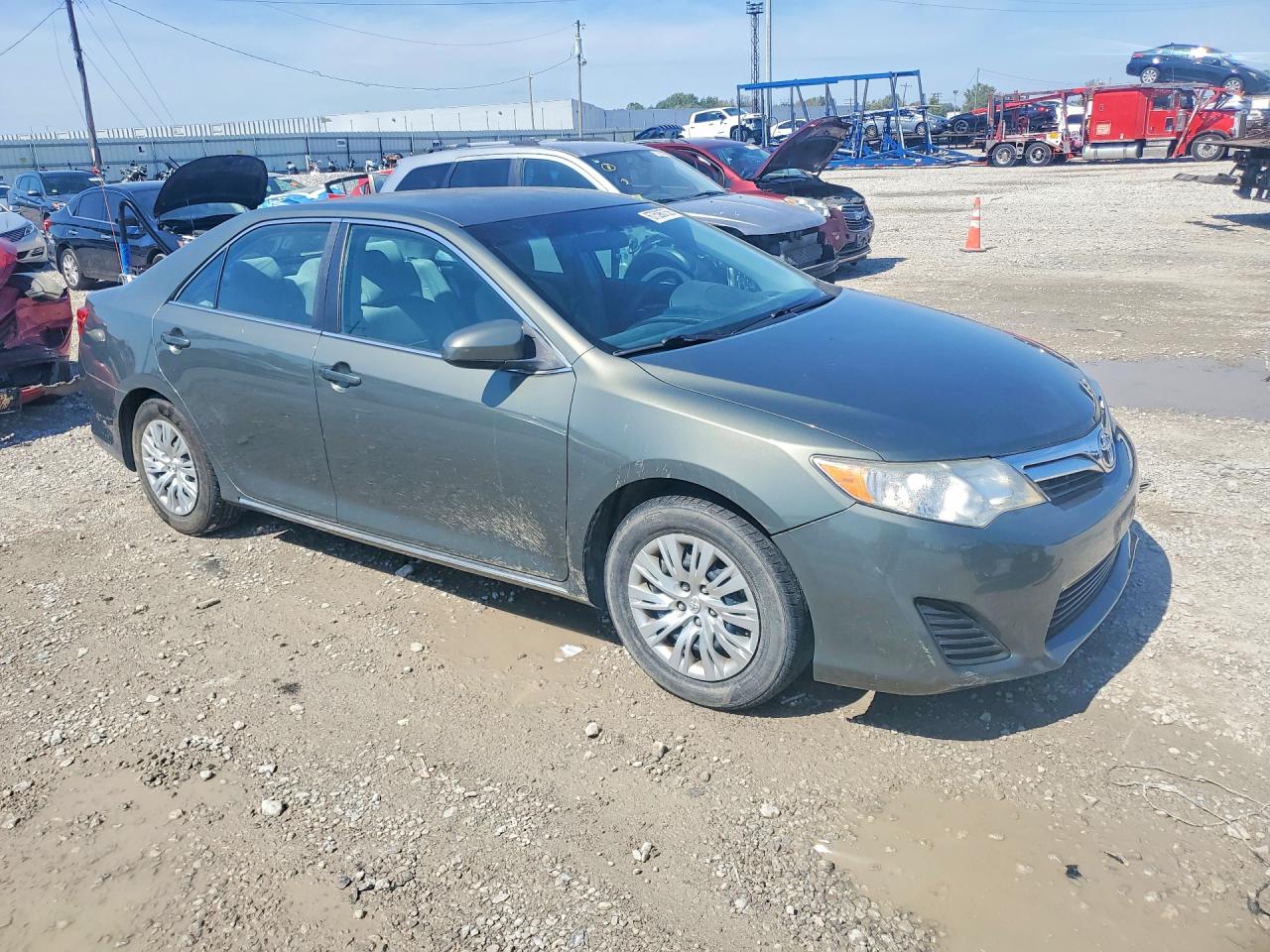 2013 Toyota Camry Le Gray vin: 4T1BF1FKXDU705355