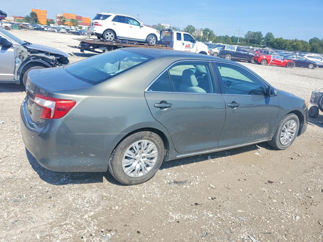 2013 Toyota Camry Le Gray vin: 4T1BF1FKXDU705355